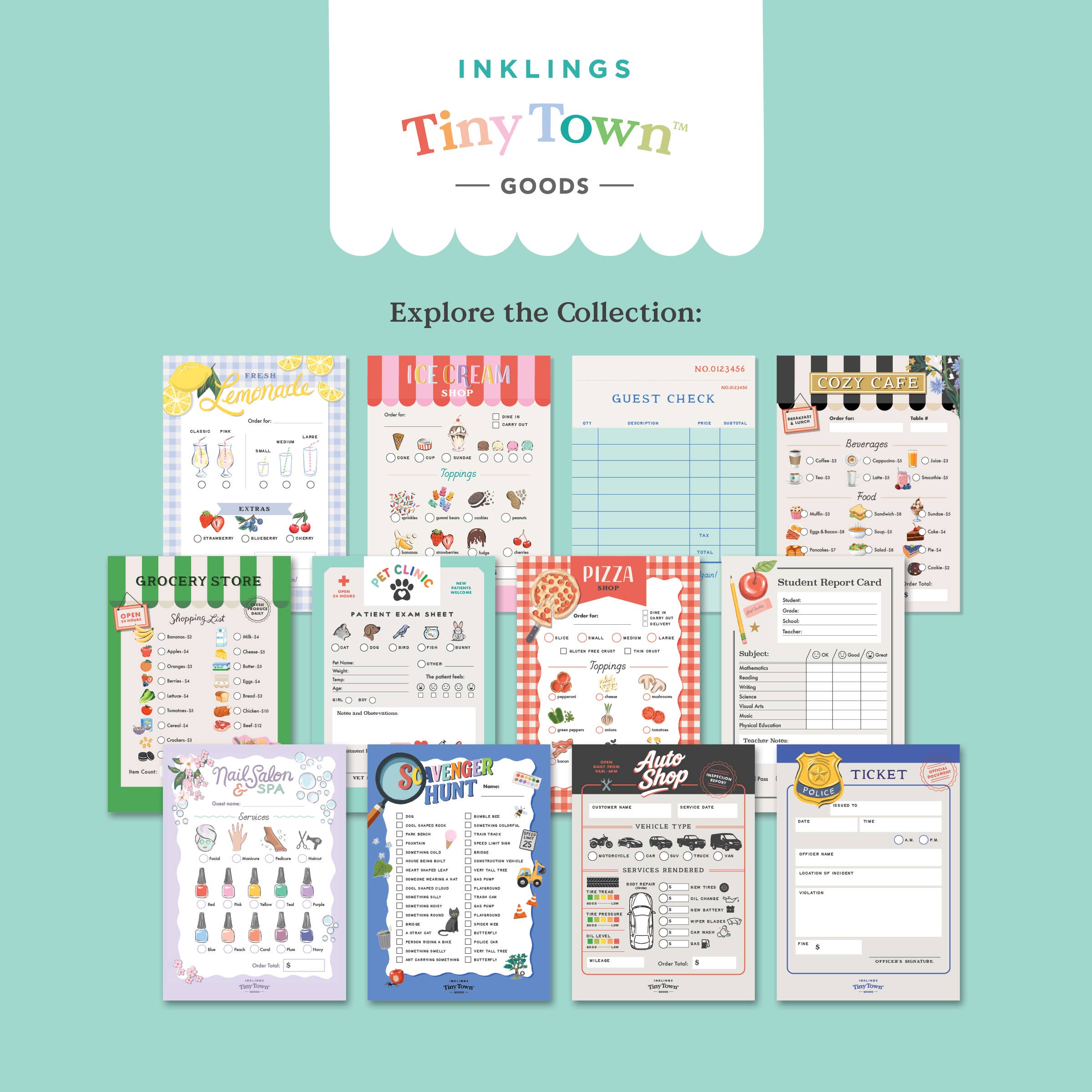 Inklings Tiny Town™ Play Notepad - Pet Clinic