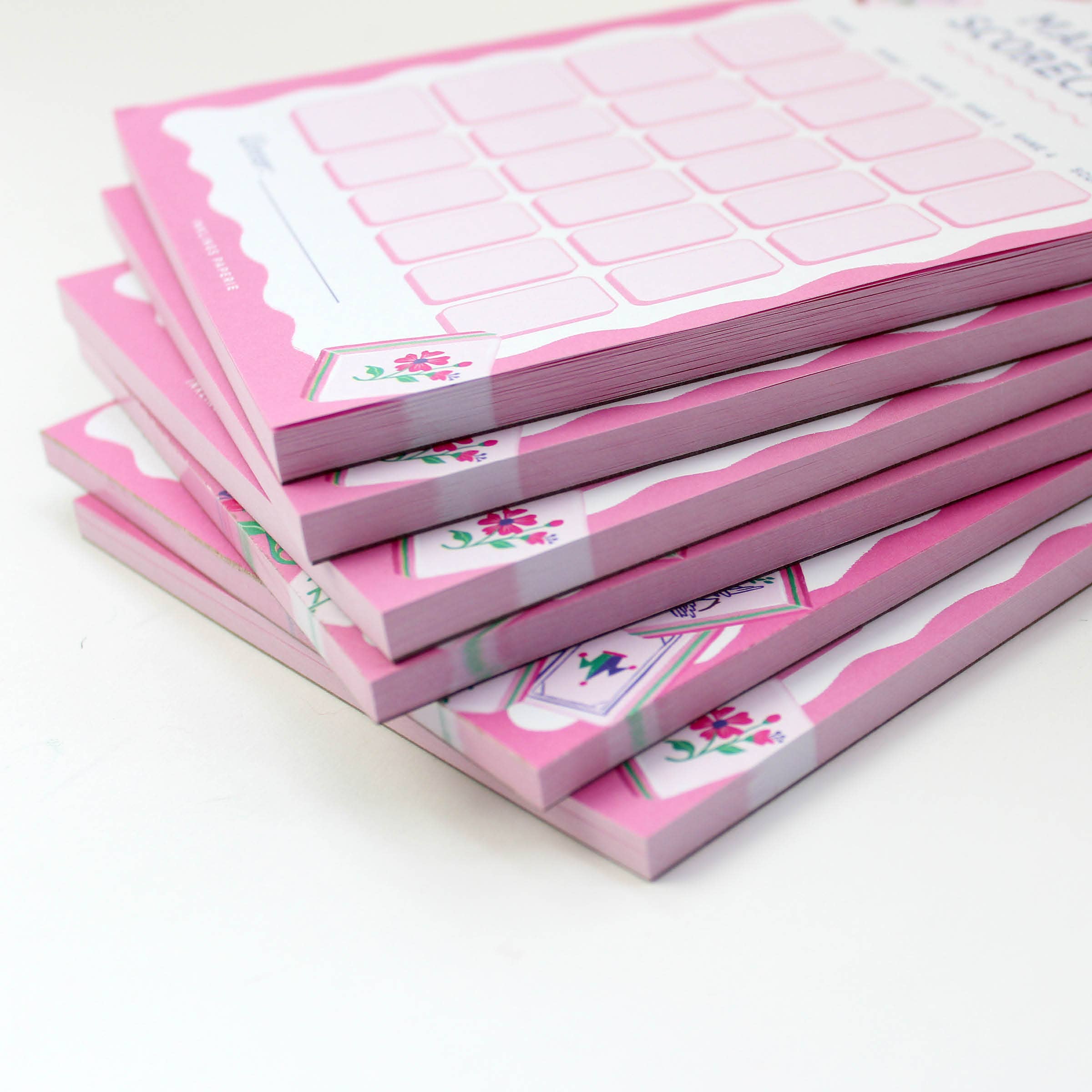 Mahjong Scorecard Notepad