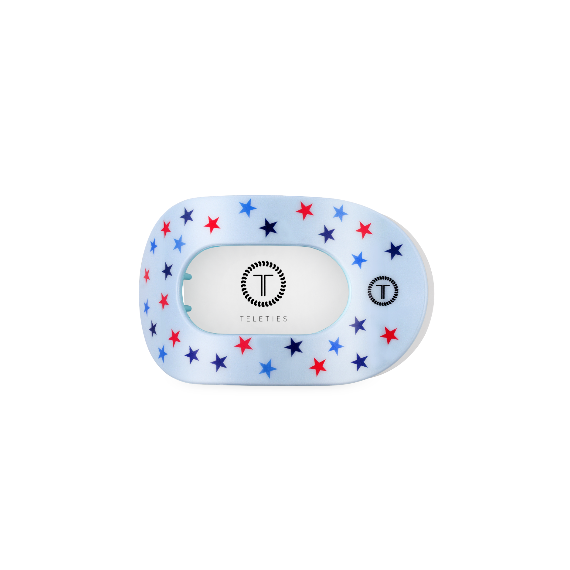 TELETIES - Flat Round Hair Clip | Small | United We Sparkle