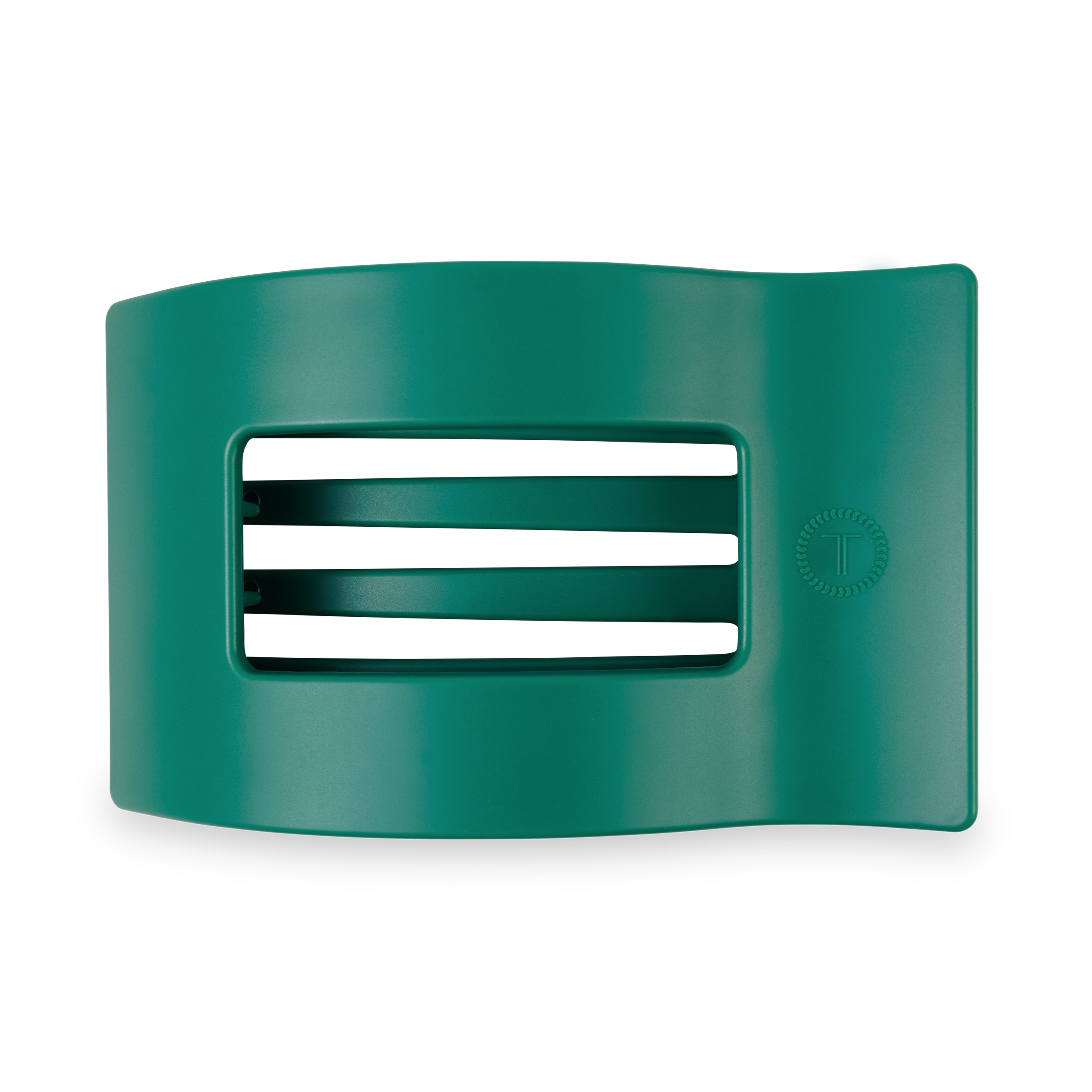 TELETIES - Flat Rectangle Hair Clip | Large | Fir Real