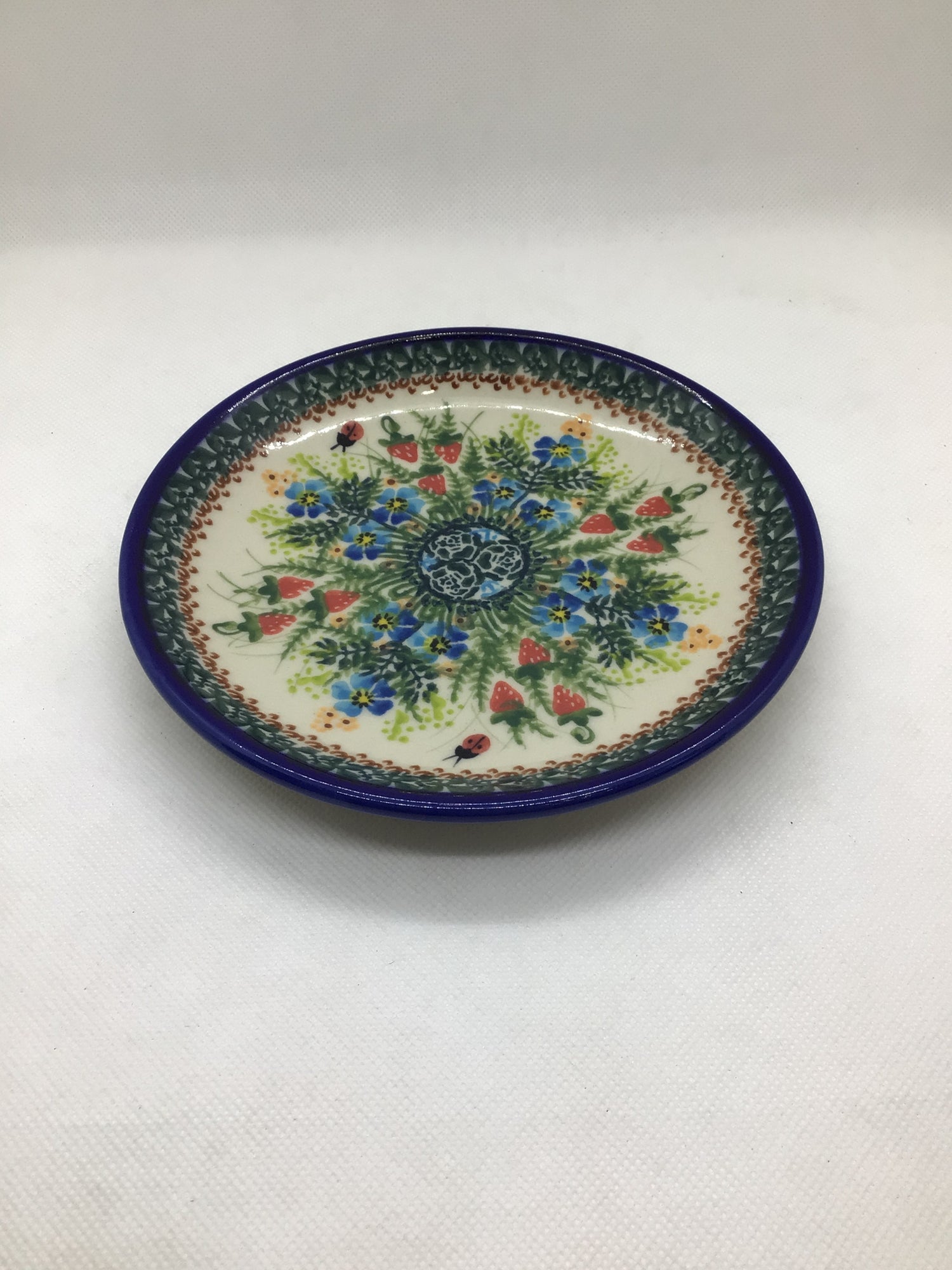 KALICH Strawberry Jam-Boree Bread Plate