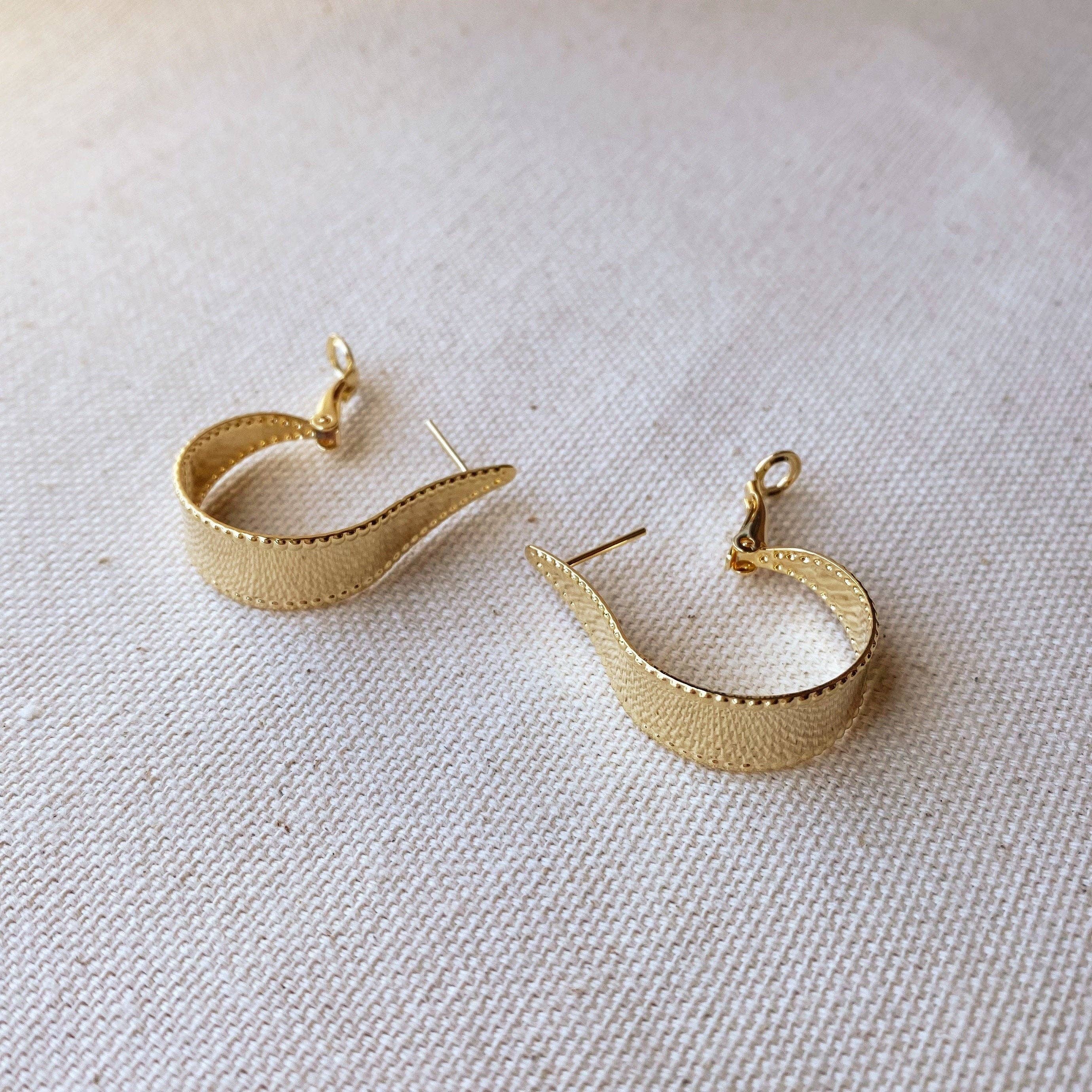 GoldFi - 18k Gold Filled Hoop Earrings