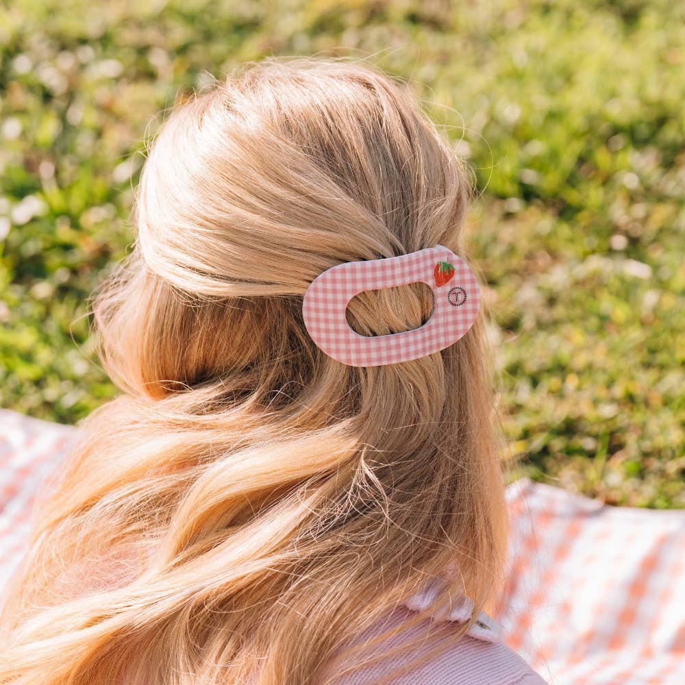 TELETIES - Flat Round Hair Clip | Medium | Handpicked