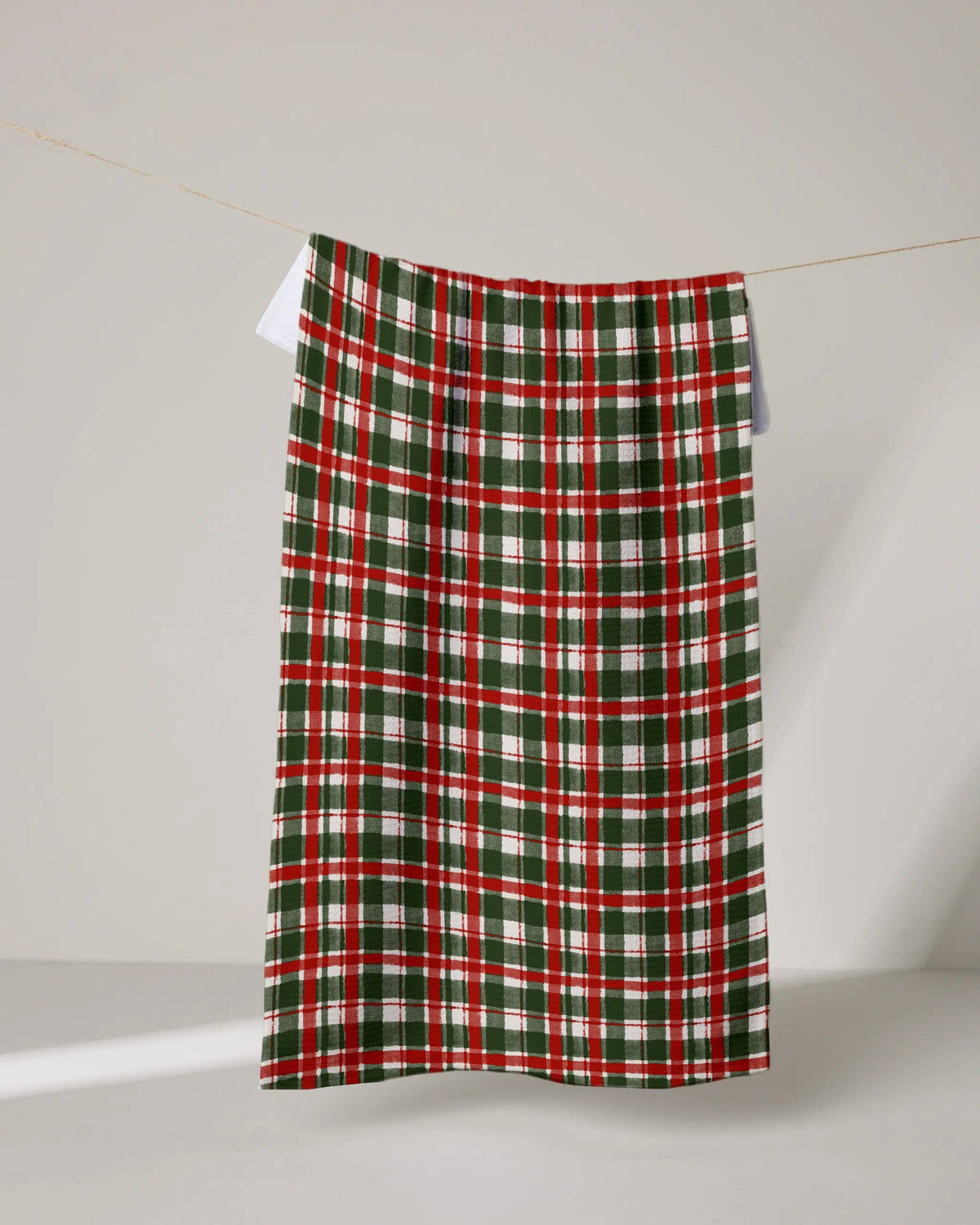 Geometry - Alpine Plaid Tea Towel - Holiday 2026