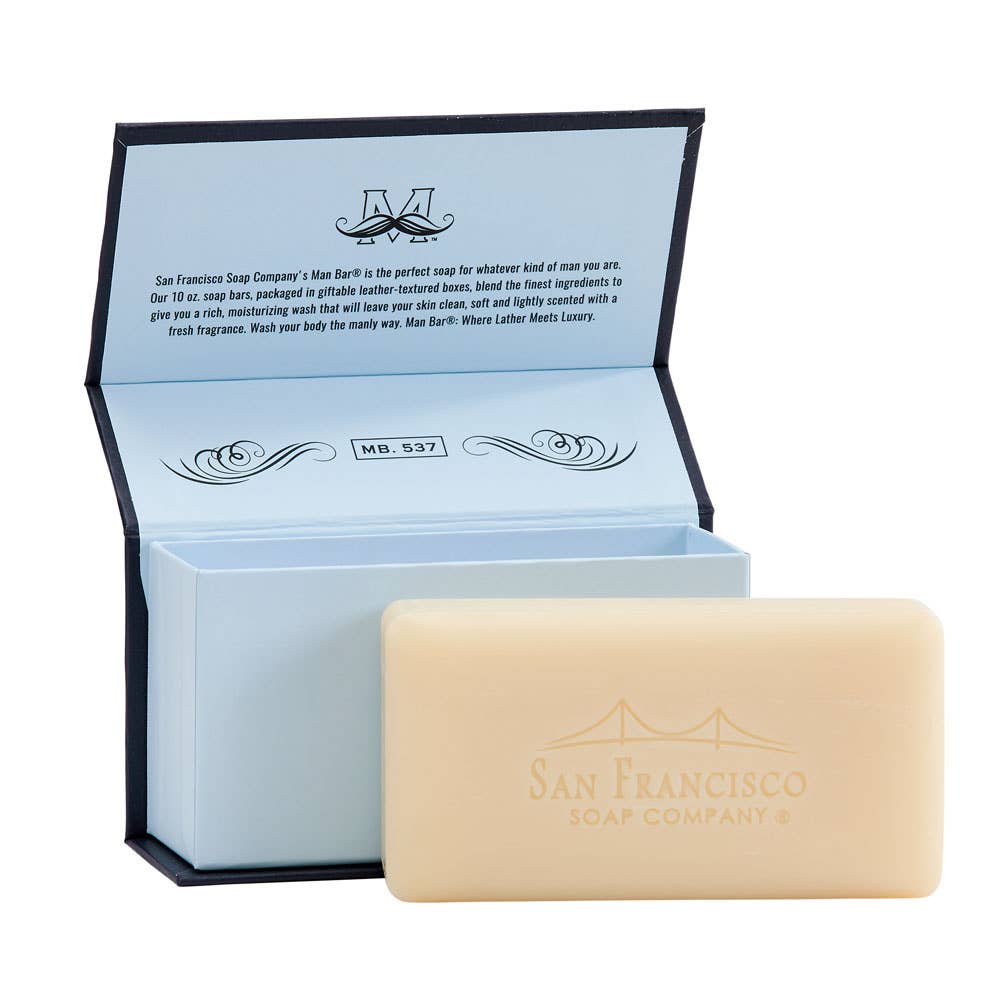 San Francisco Soap / Man Bar Soap - Silver Sage & Bergamot Man Bar