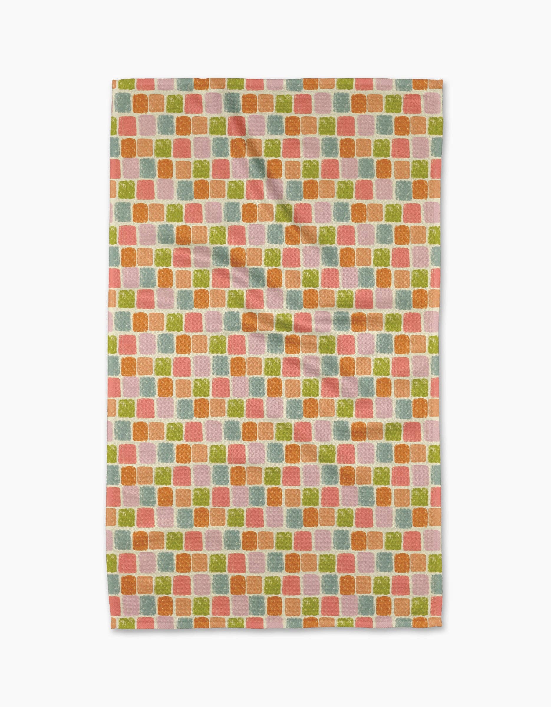 Beachy Tile Tea Towel