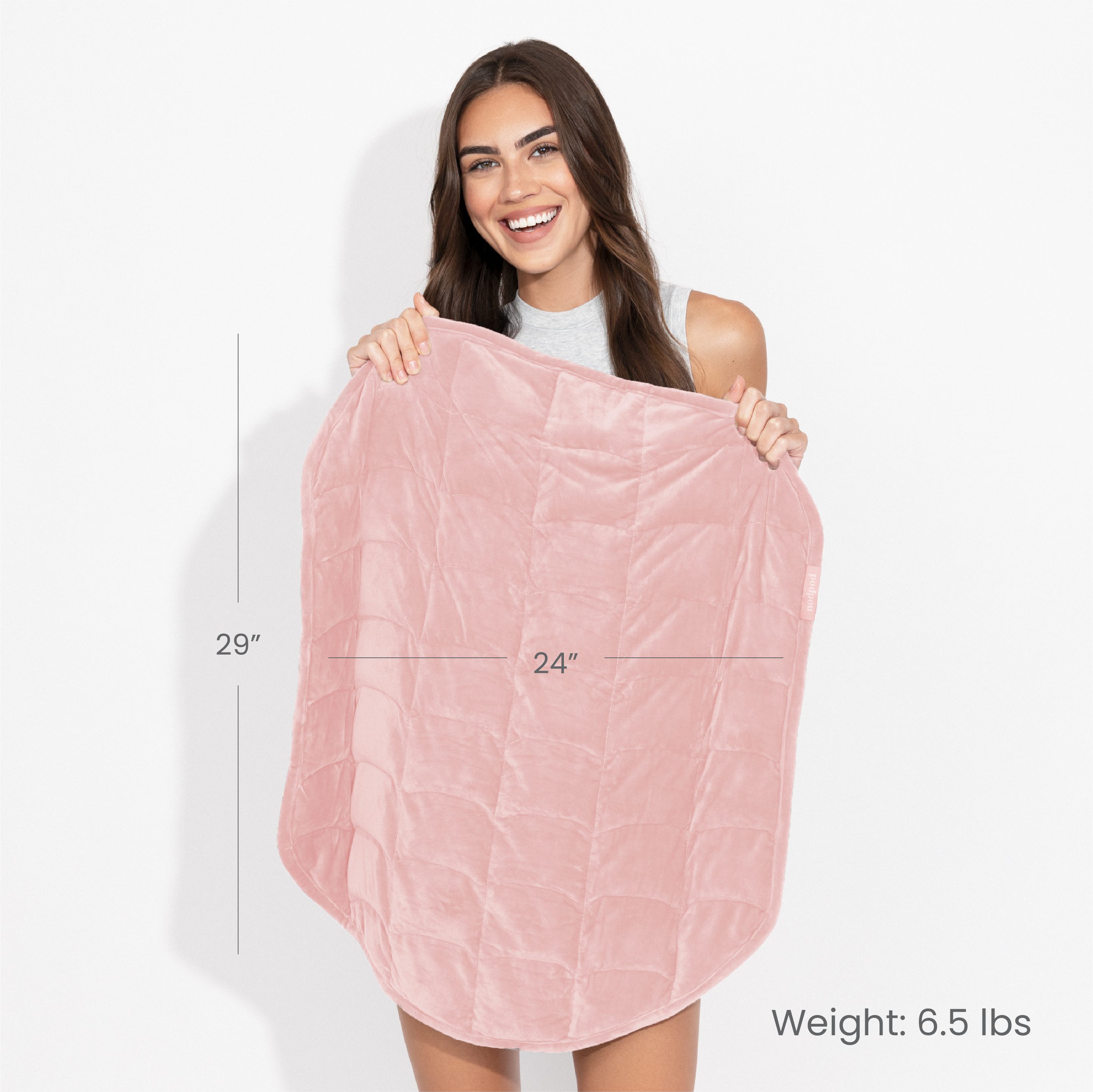 nodpod - Blush Nodpod BODY - Weighted Blanket