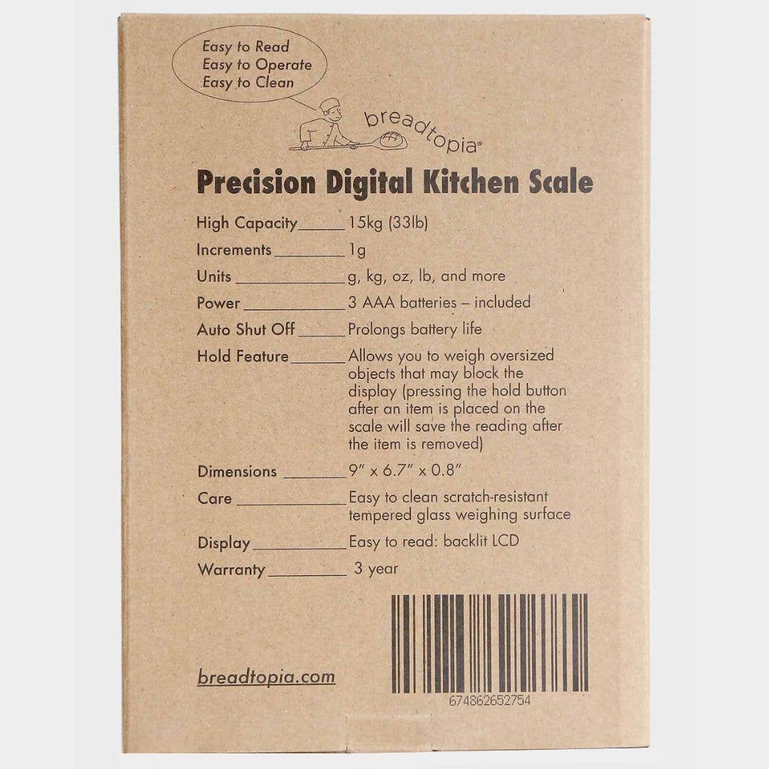 Breadtopia - Breadtopia Kitchen Scale