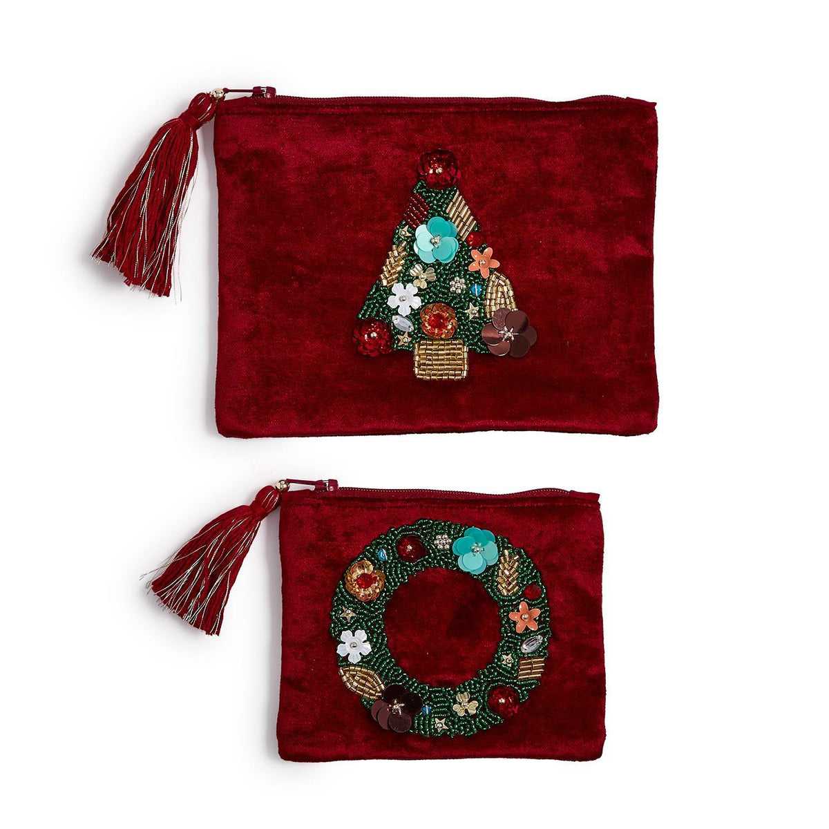 Velvet Holiday Pouch