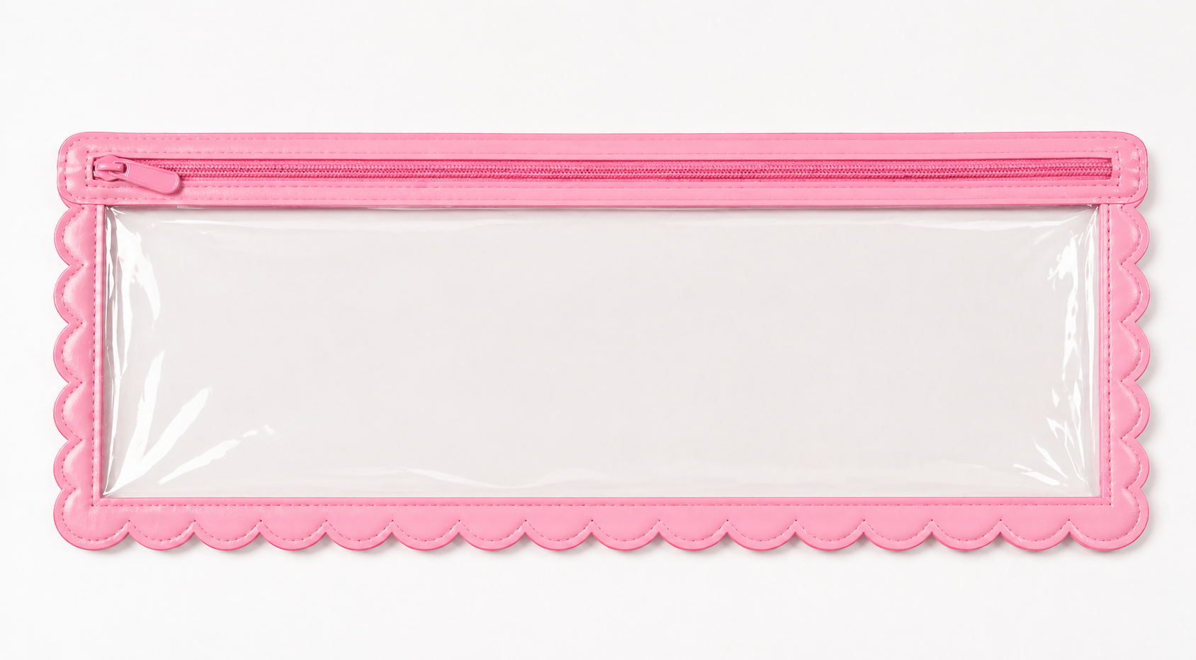 Girl Tribe Co - Splash-Proof Mahjong Card Holder for Pool Mahjong - Pink Scallops STANDARD SIZE