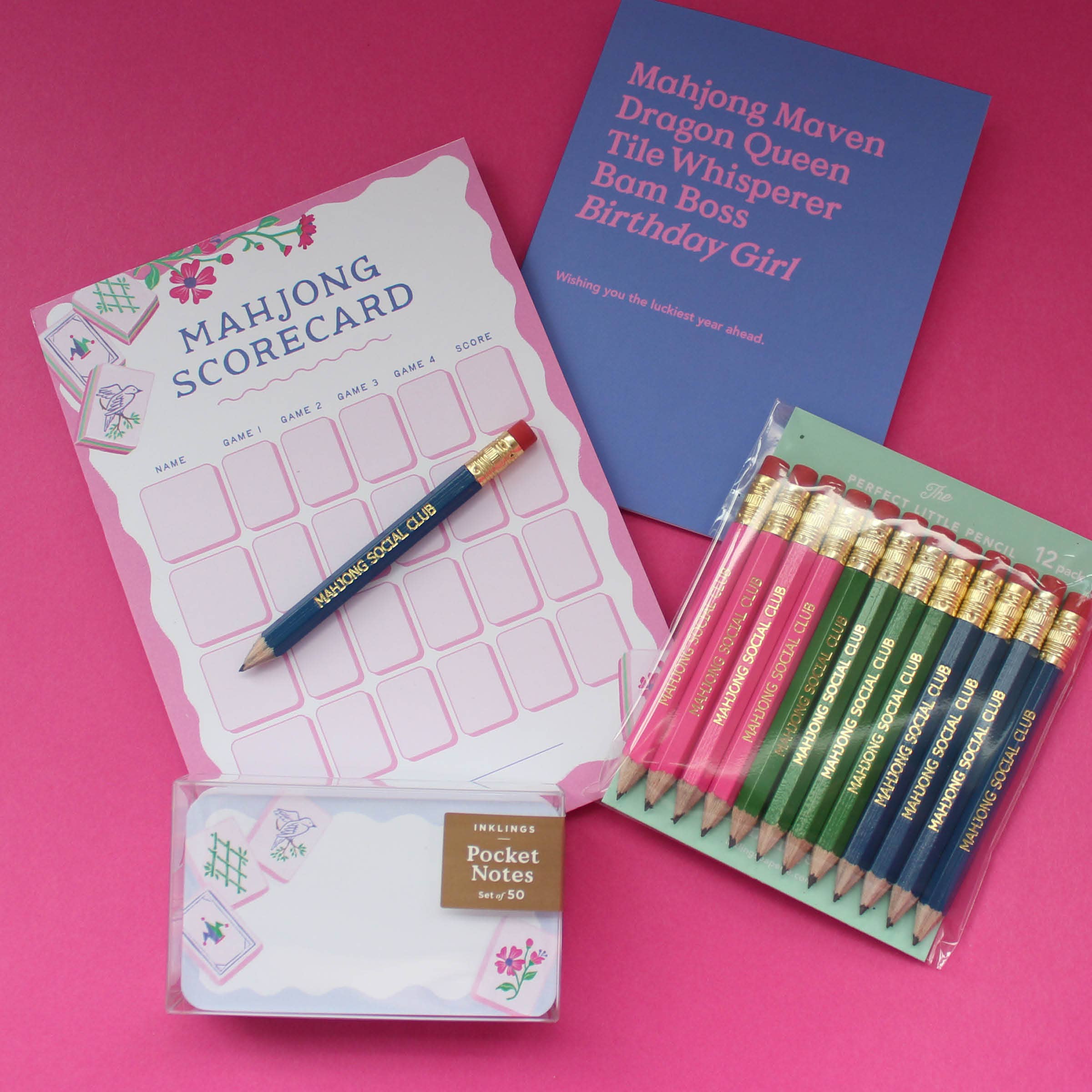 Mahjong Scorecard Notepad