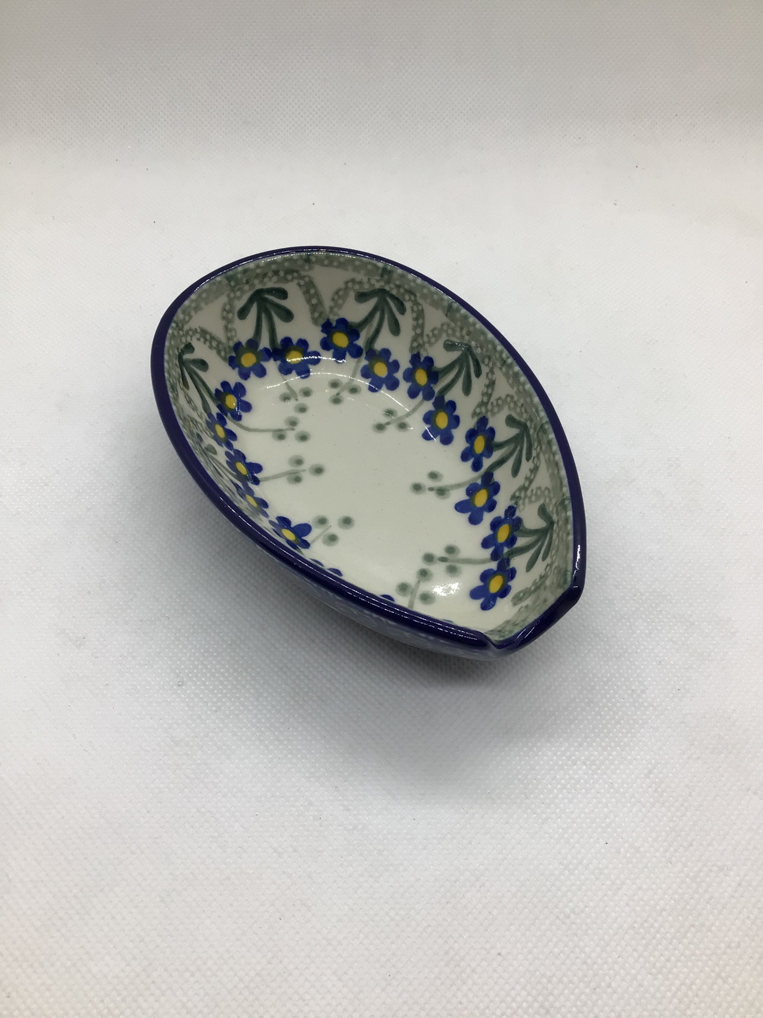 Blue Spring Daisy Spoon Rest