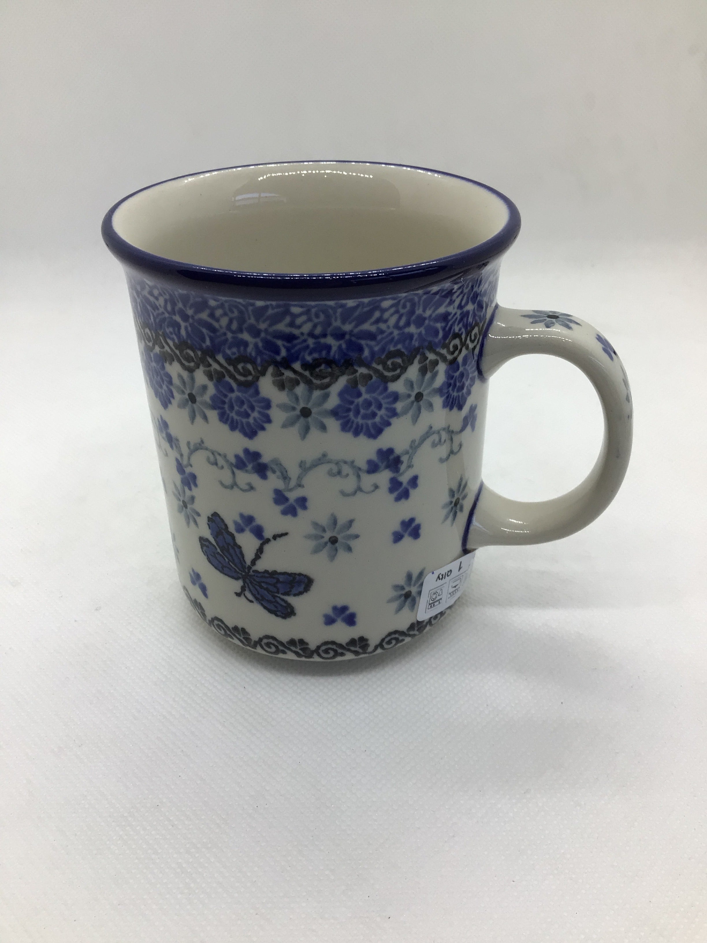 Dragonfly Straight Side Mug 12 oz
