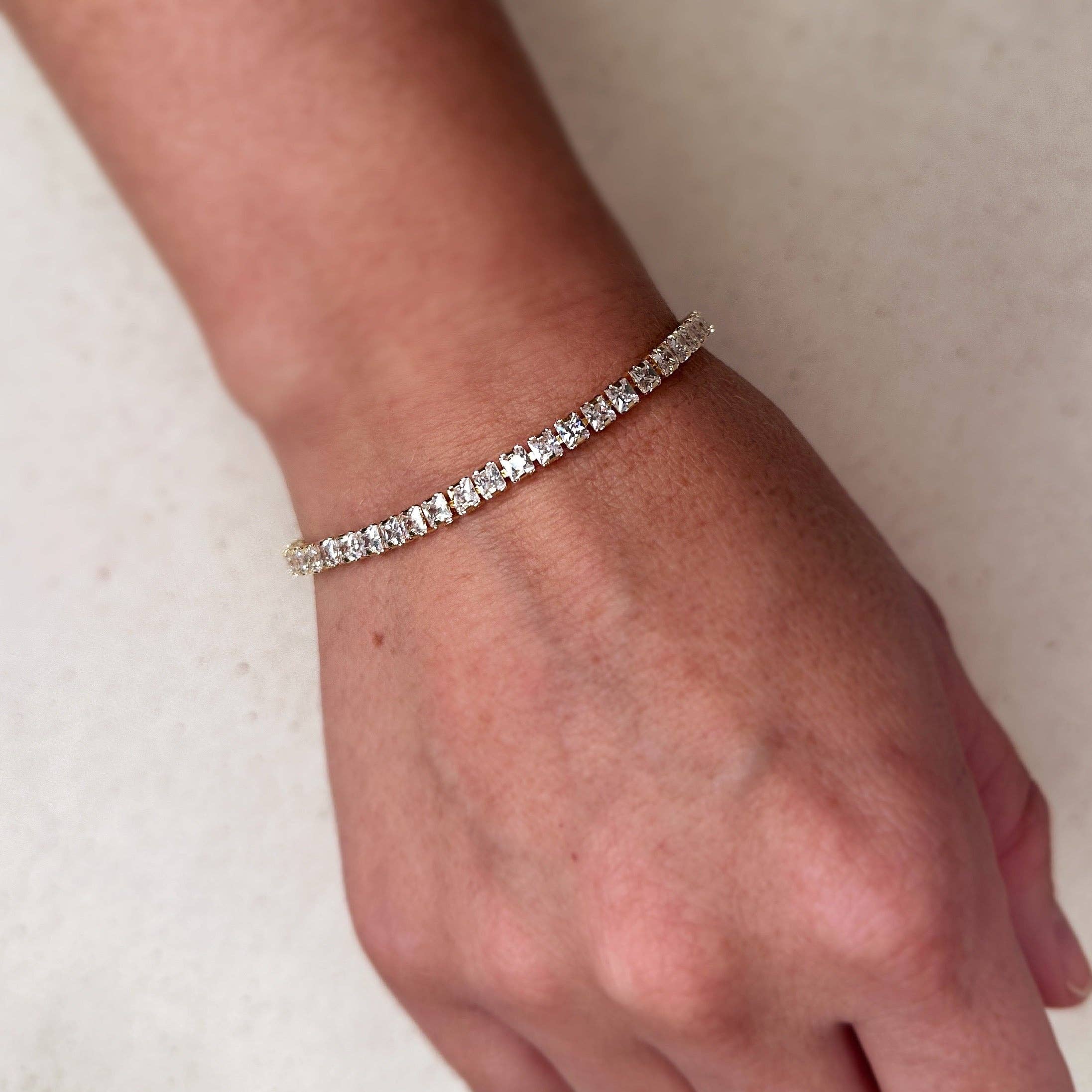 GoldFi - 18k Gold Filled 3mm CZ Tennis Bracelet