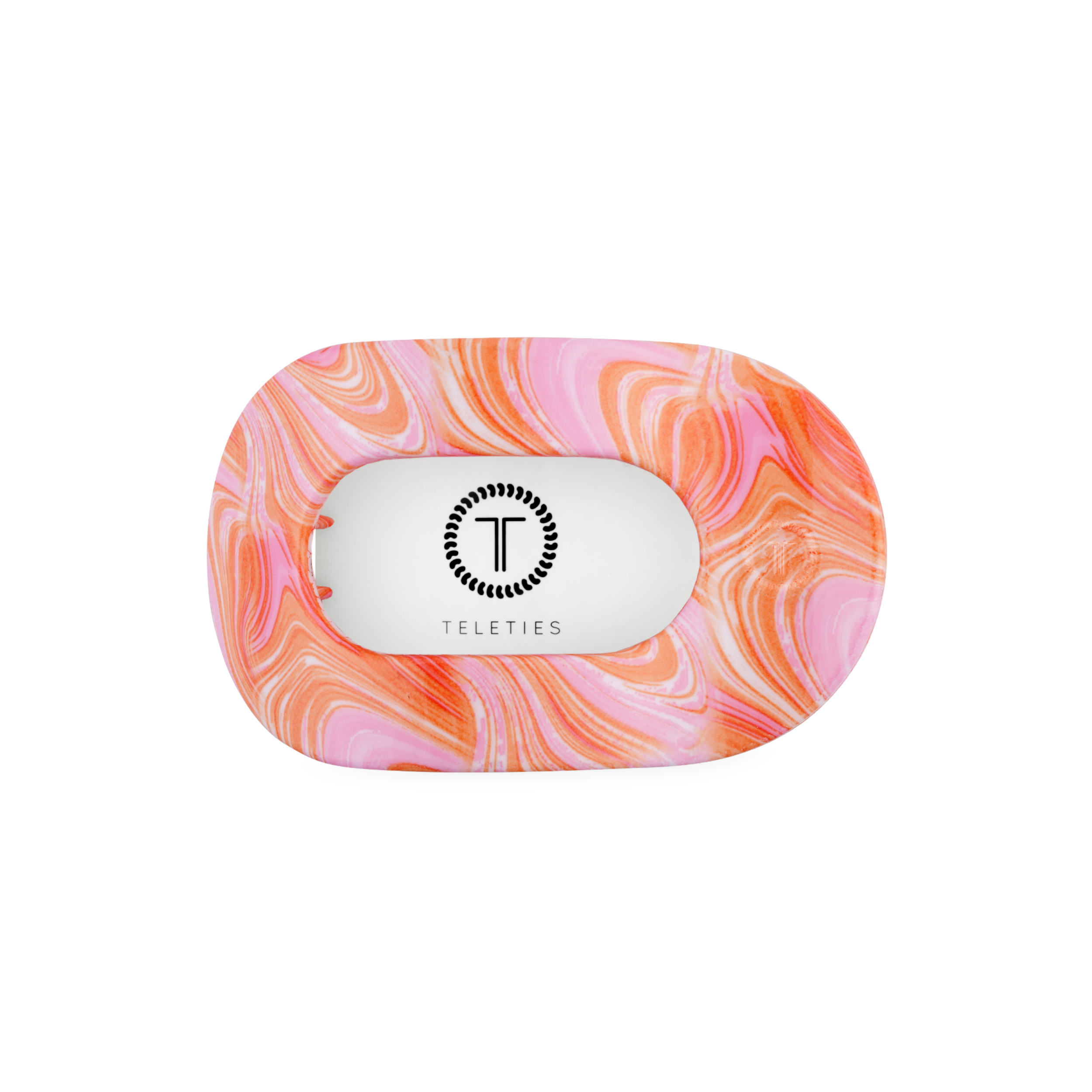 TELETIES - Just Keep Swimming | Medium | Flat Round Hair Clip