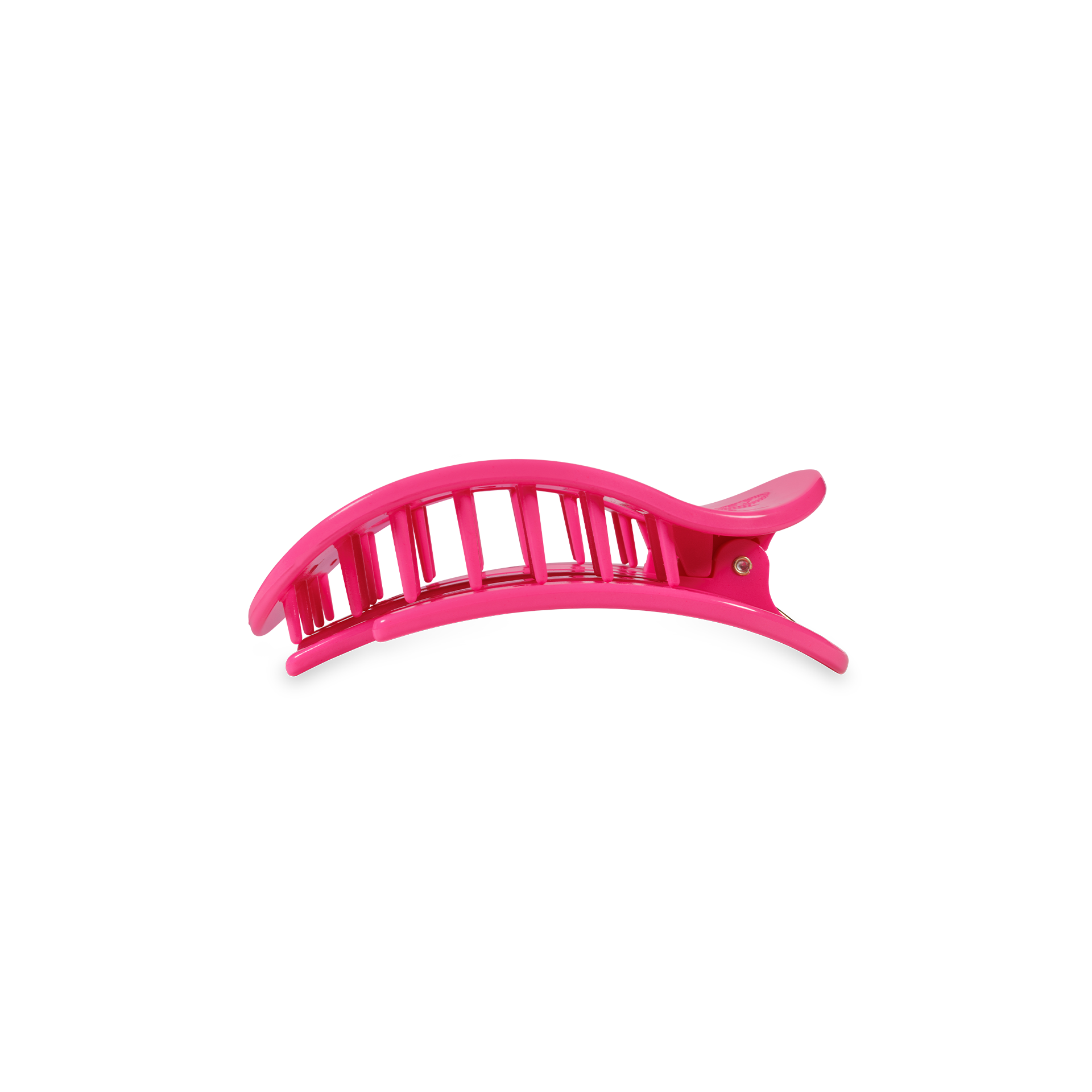 TELETIES - Flat Round Hair Clip | Small | Tropical Punch