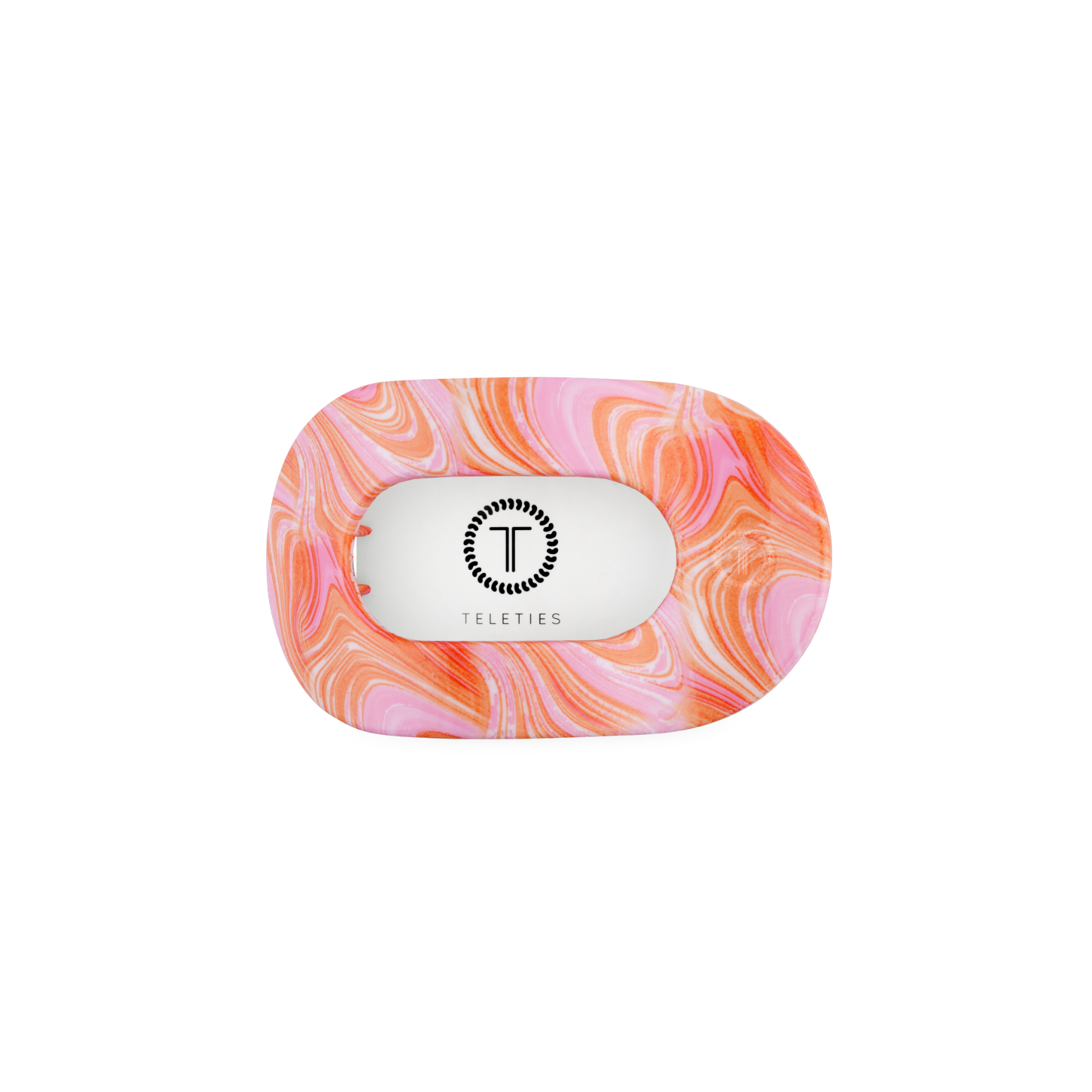 TELETIES - Just Keep Swimming | Small | Flat Round Hair Clip