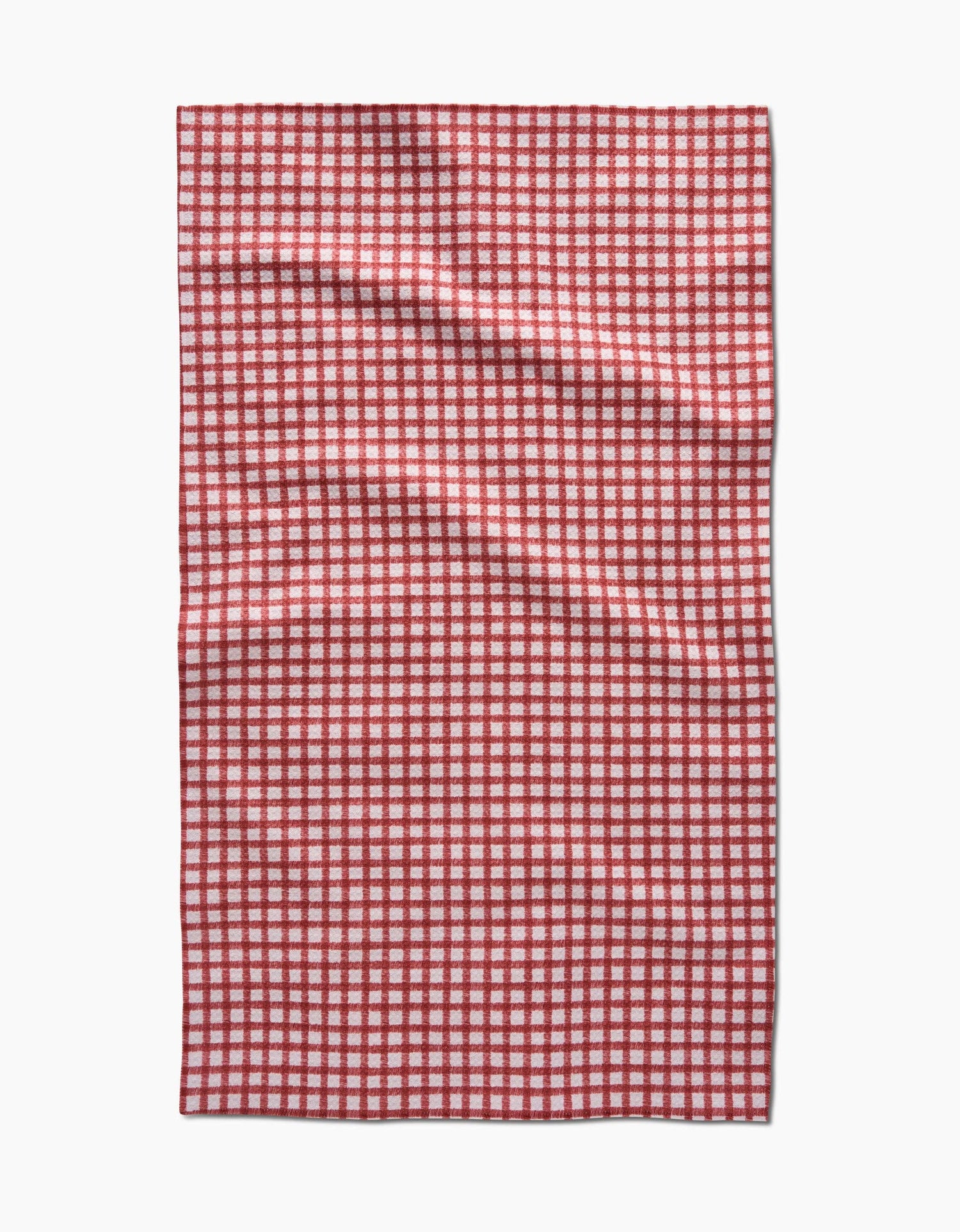 Fireside Plaid Red Tea Towel