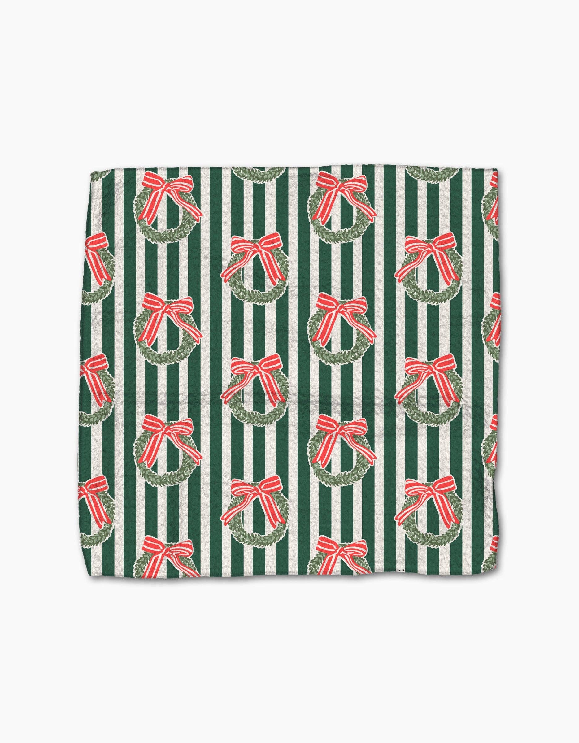 Geometry - Green Wreaths Dishcloth Set