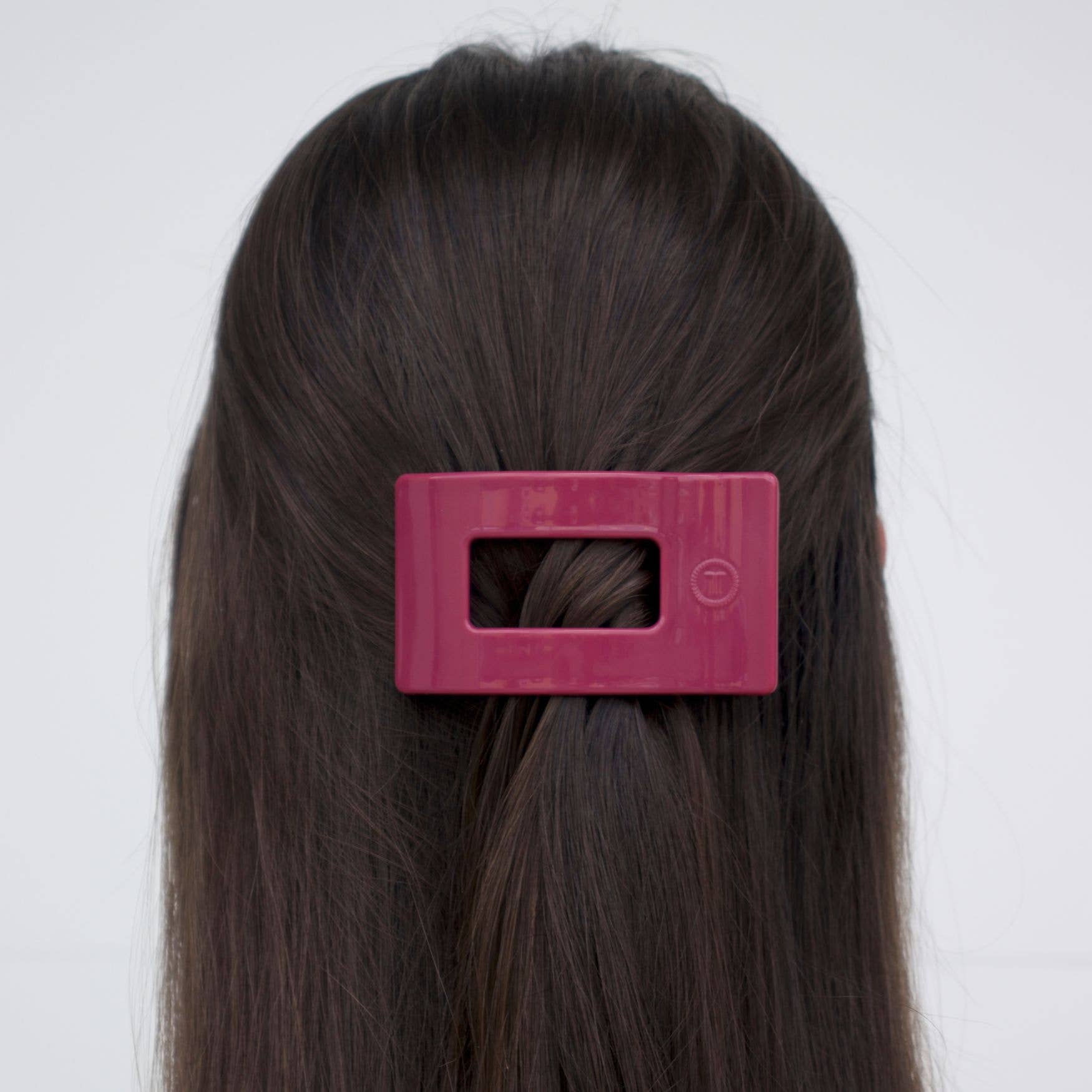 TELETIES - Flat Rectangle Hair Clip | Small | Wild Side