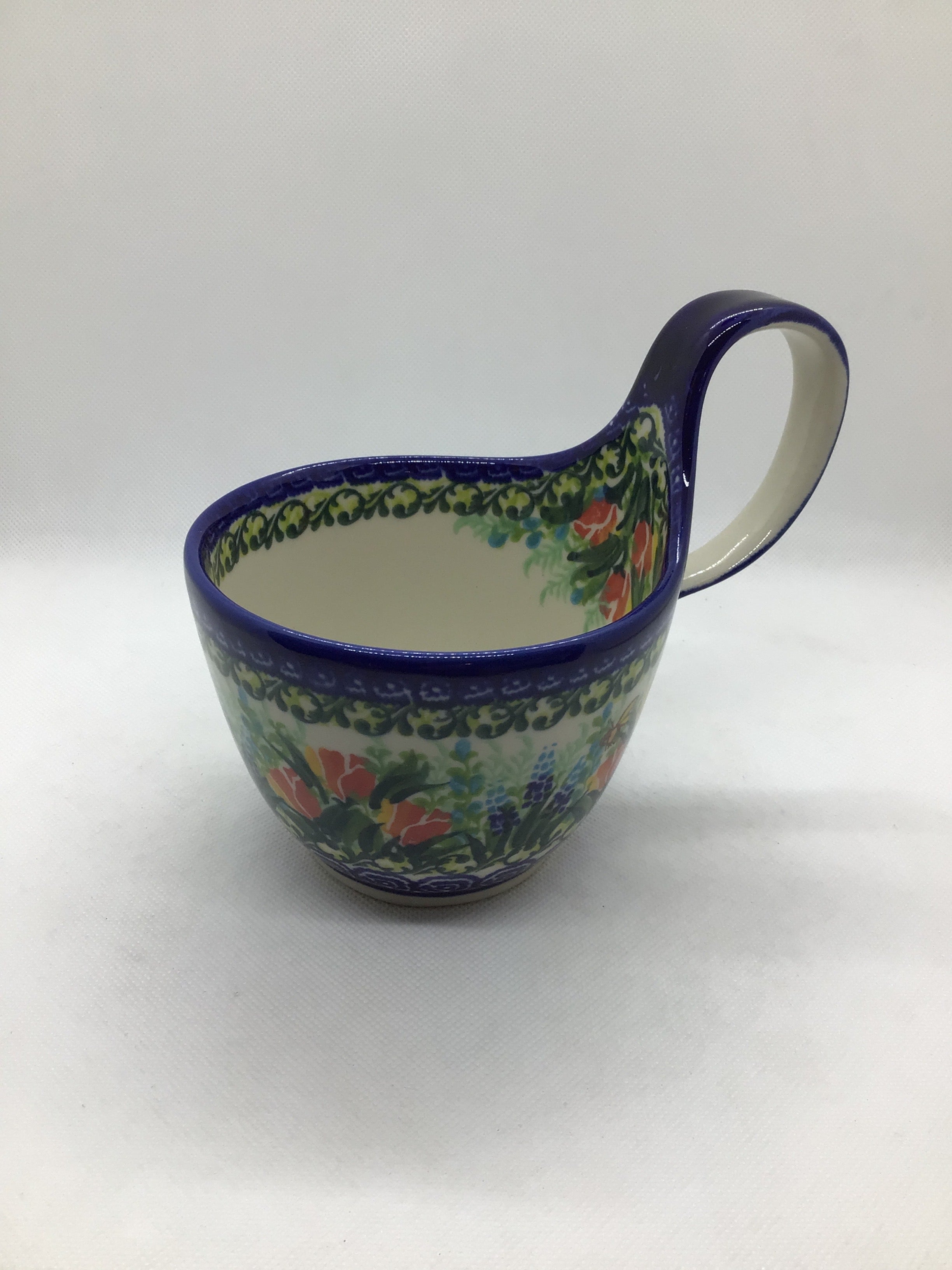 KALICH Tropical Tulip with Bee Soup w/Handle