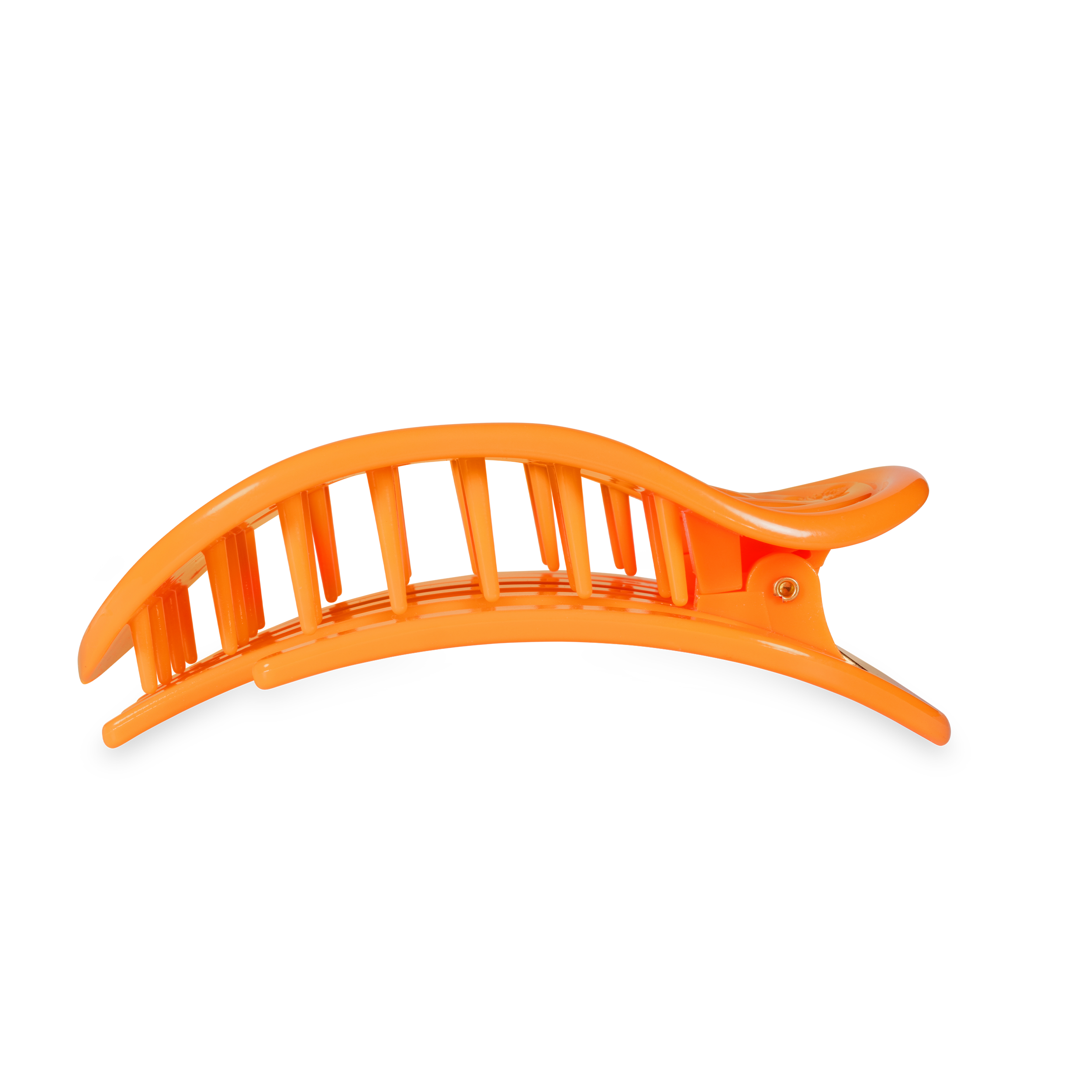 TELETIES - Flat Round Hair Clip | Large | Day Rave