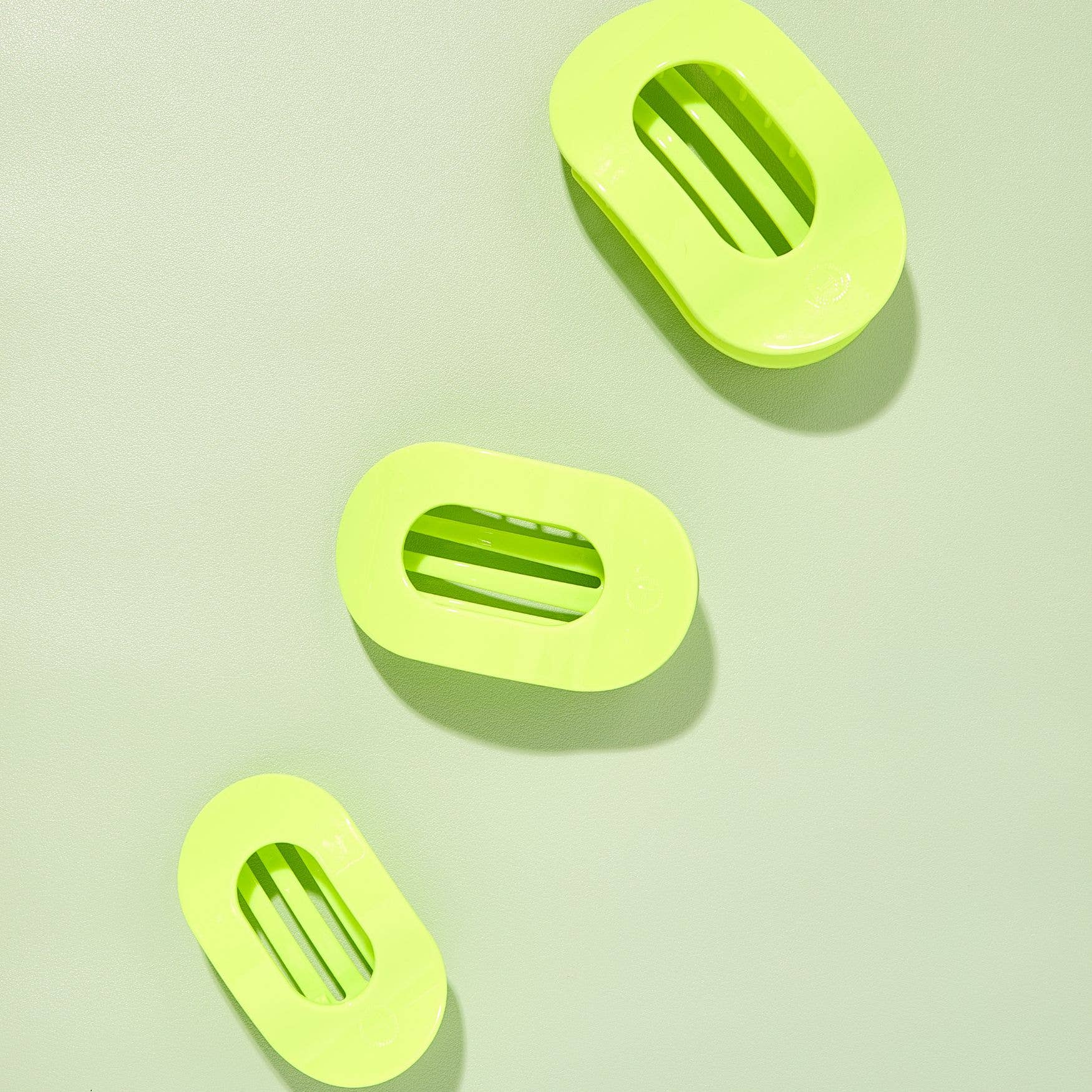 TELETIES - Flat Round Hair Clip | Small | Summer Brights