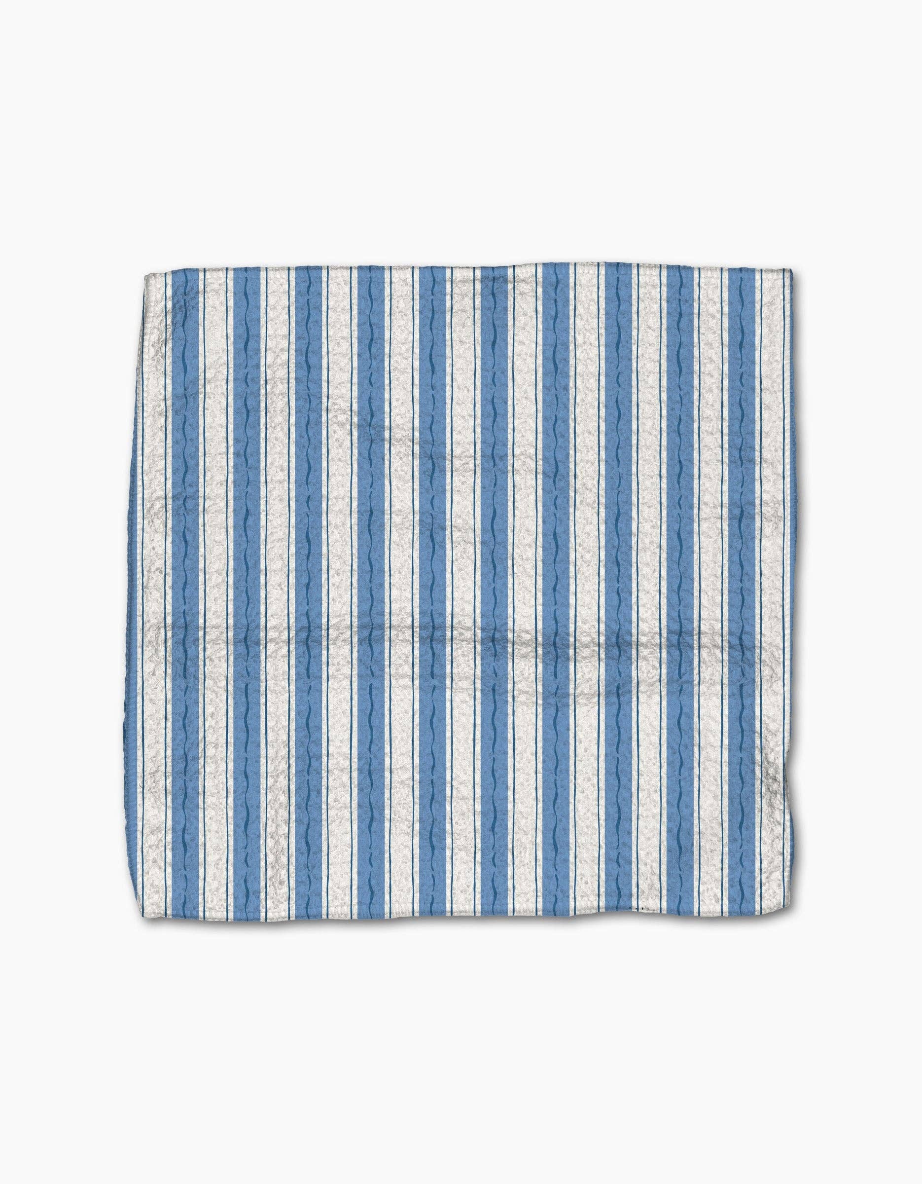 Sardine Check Blue Dishcloth Set