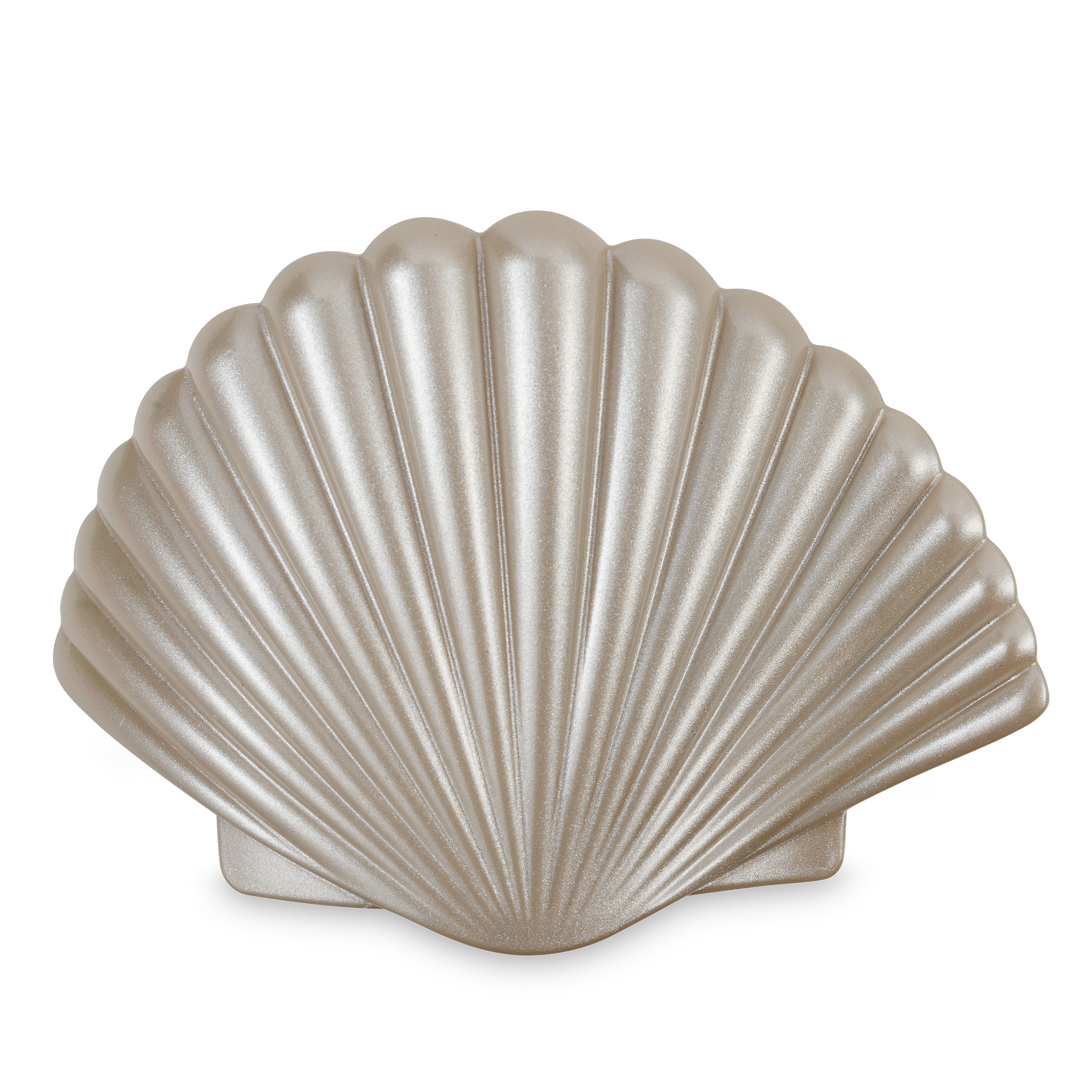 TELETIES - Shimmering Shell | Large | Flat Hair Clip