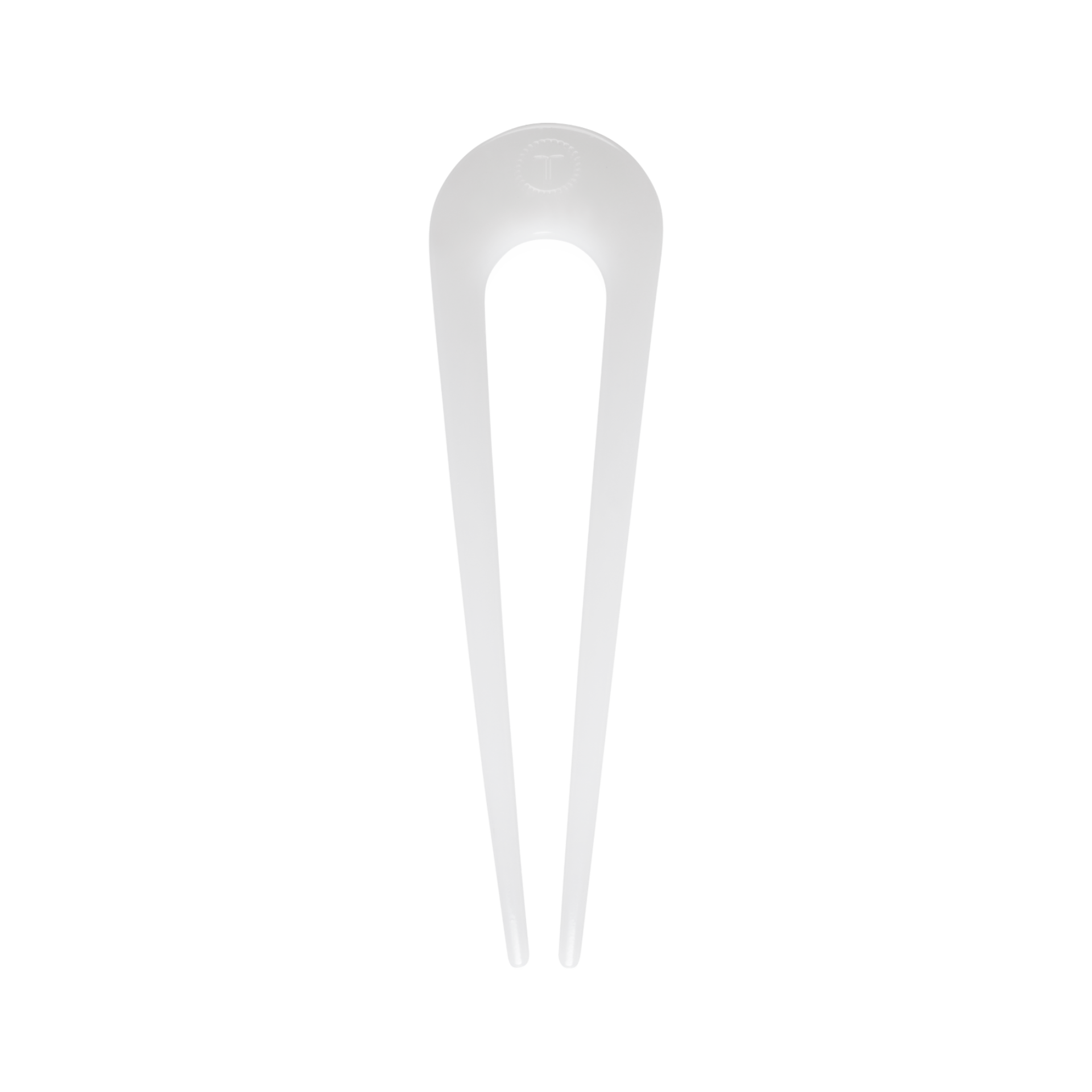 TELETIES - French Hair Pin Coconut White
