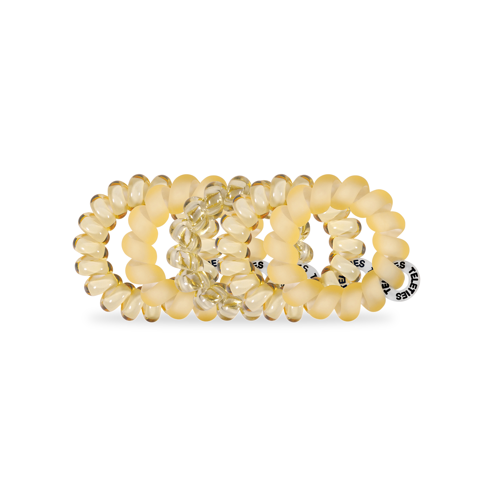 Spiral Hair Coils | Tiny | Butter Yellow Hair Ties