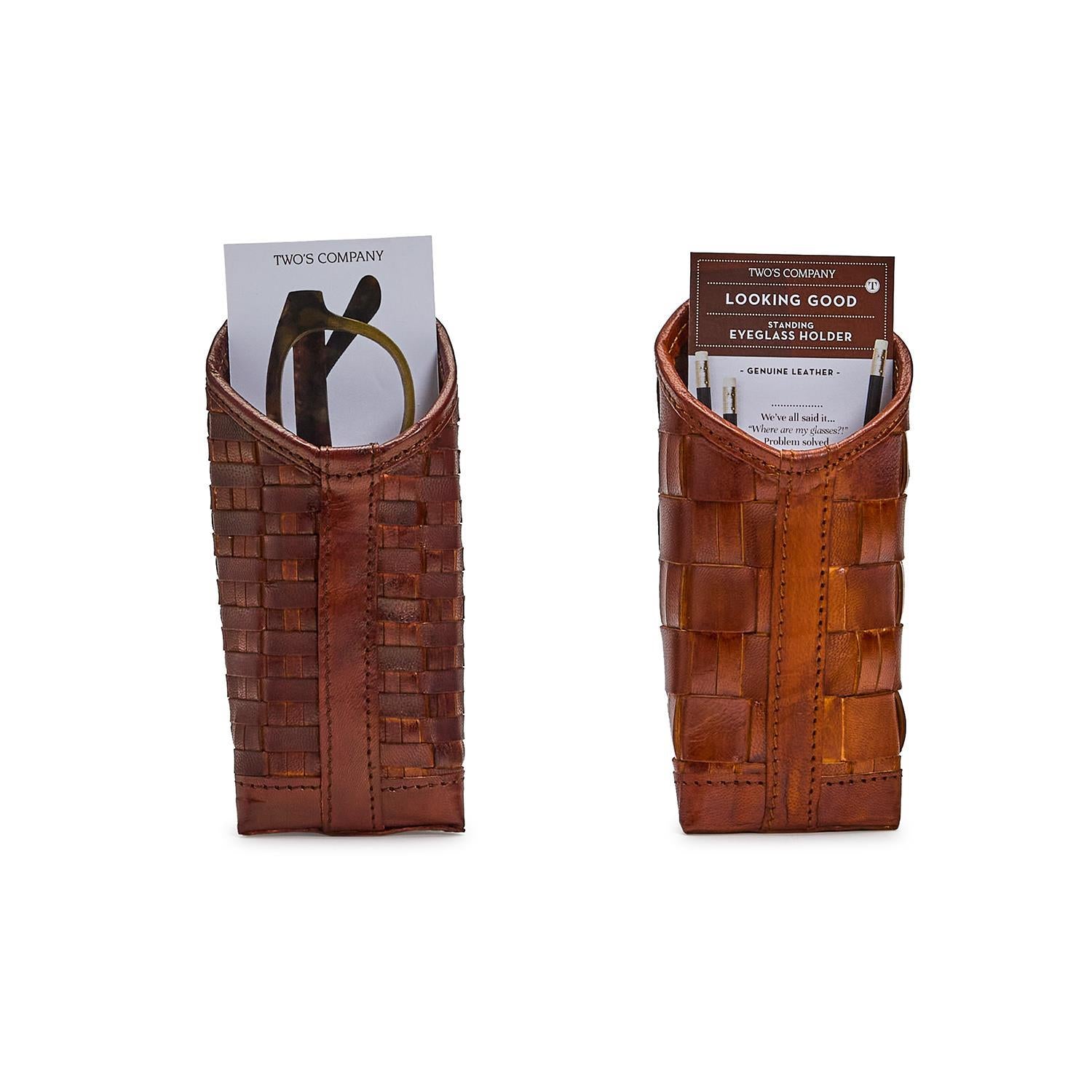 Leather Eyeglass Holder