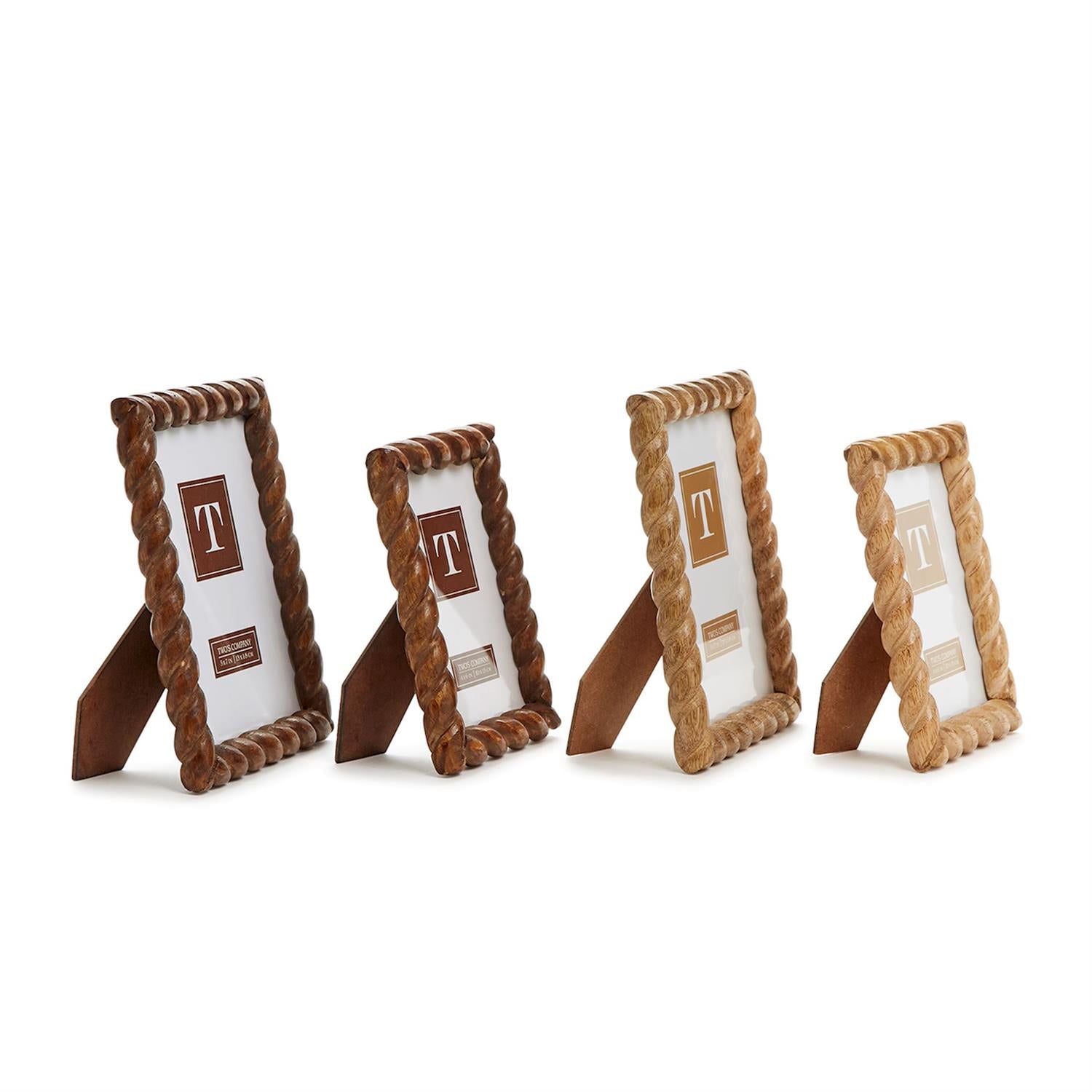 Twisted Wood Photo Frame