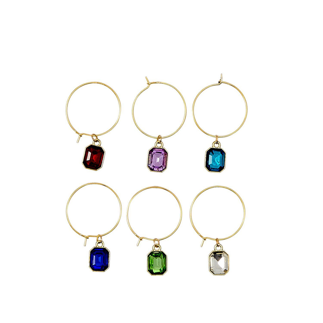 Gem Wine Glass Charms