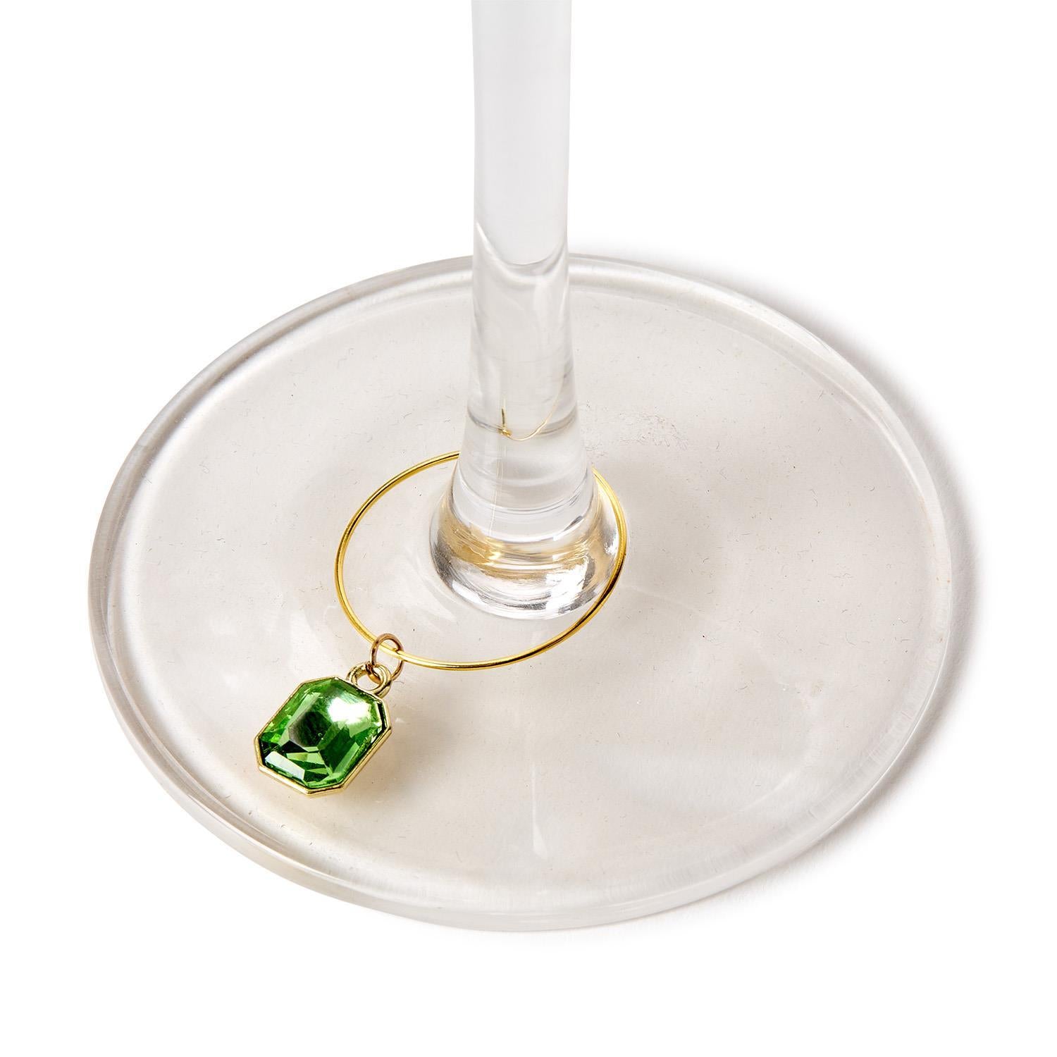 Gem Wine Glass Charms