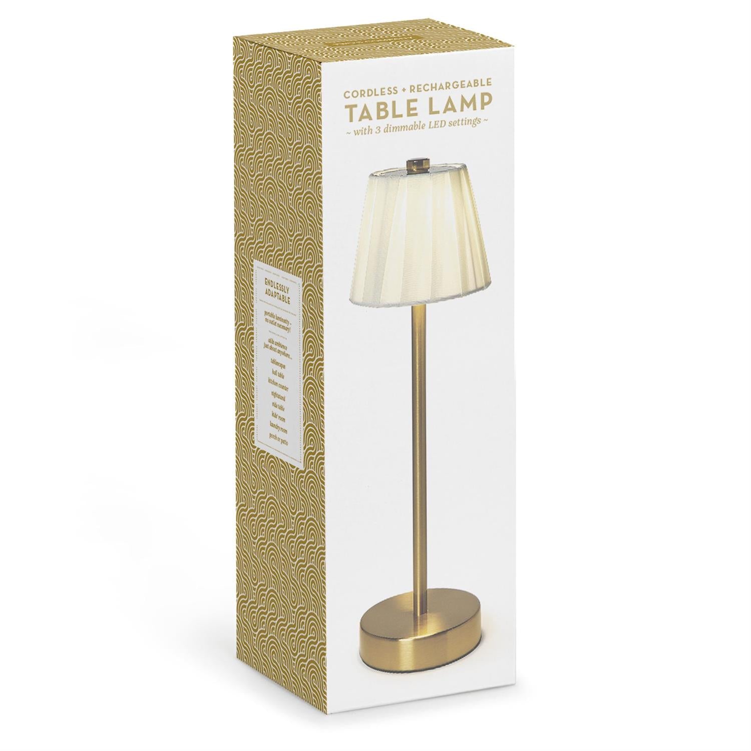 Table Lamp with Fabric Shade