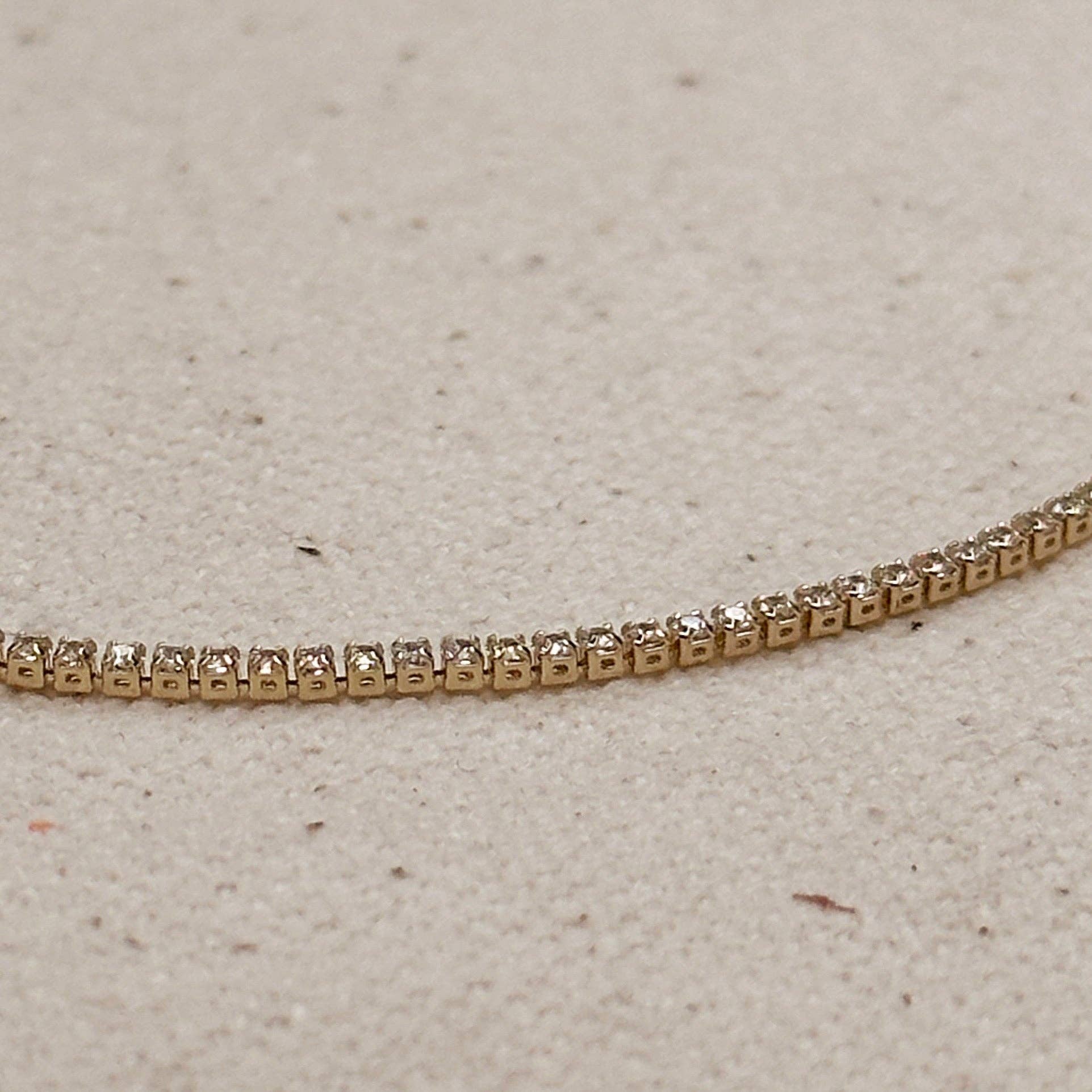 GoldFi - 18k Gold Filled 1.2mm CZ Tennis Bracelet