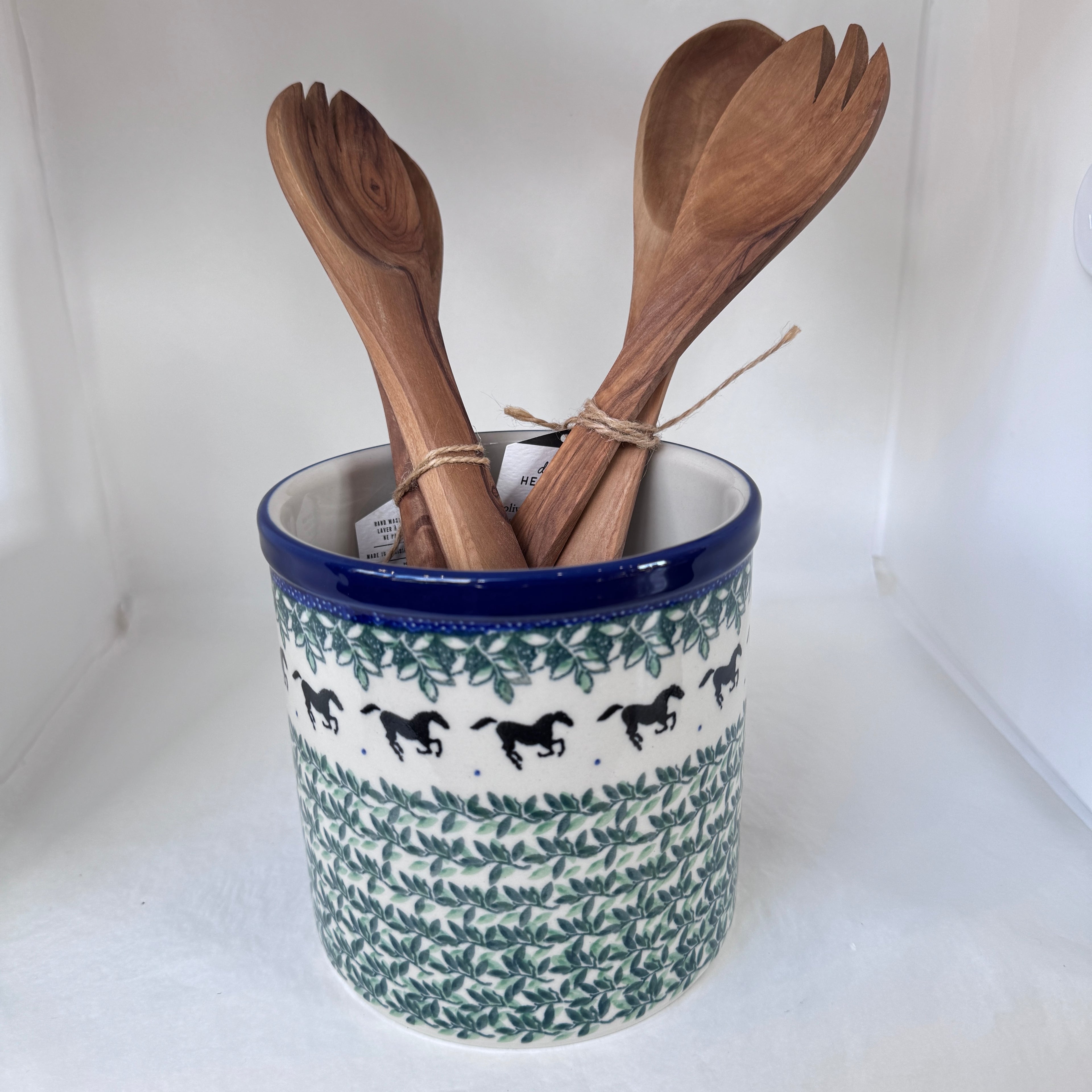 Black Beauty Utensil Holder 5.5"