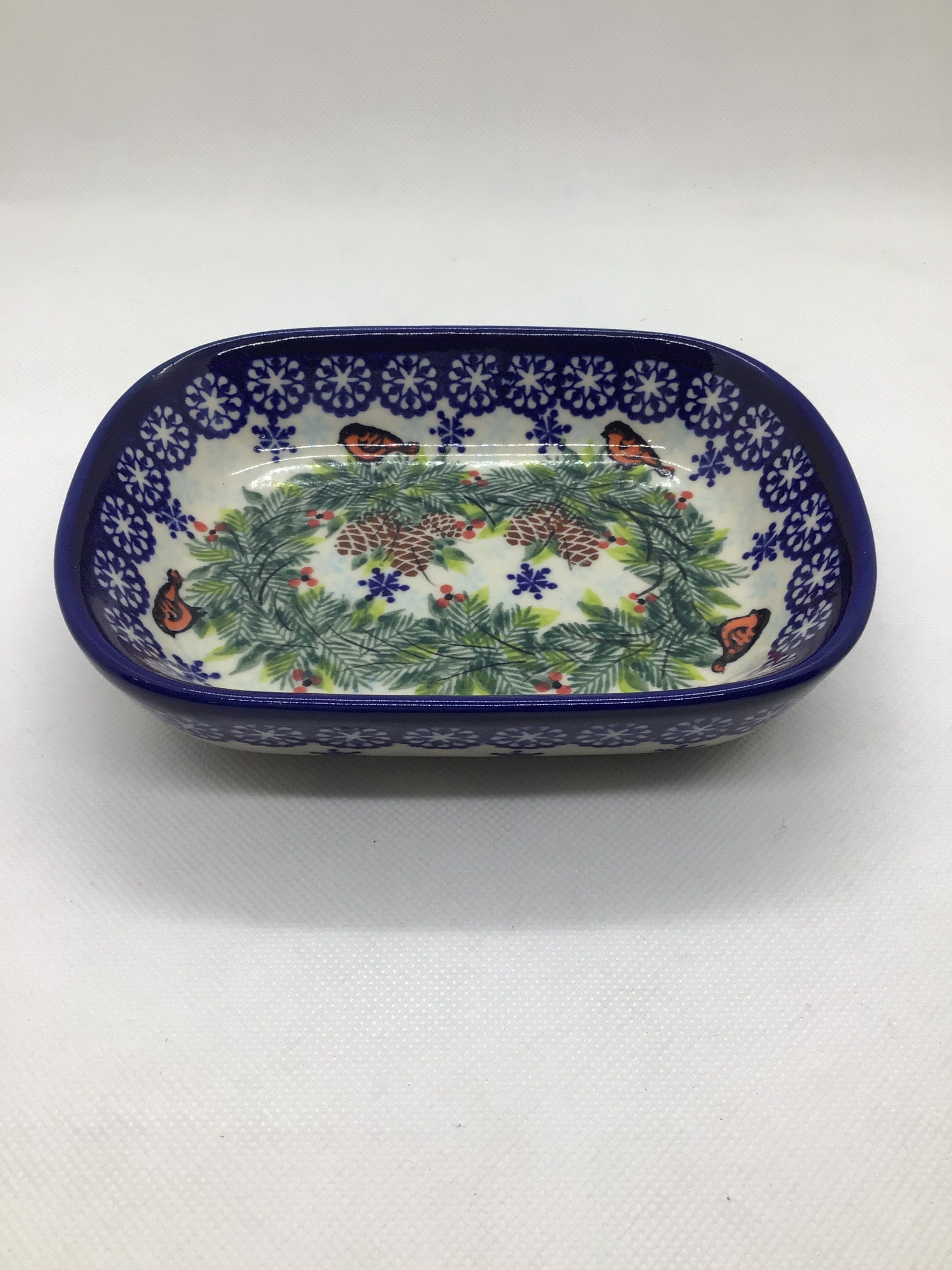 KALICH Winter Cardinal Butter Tray