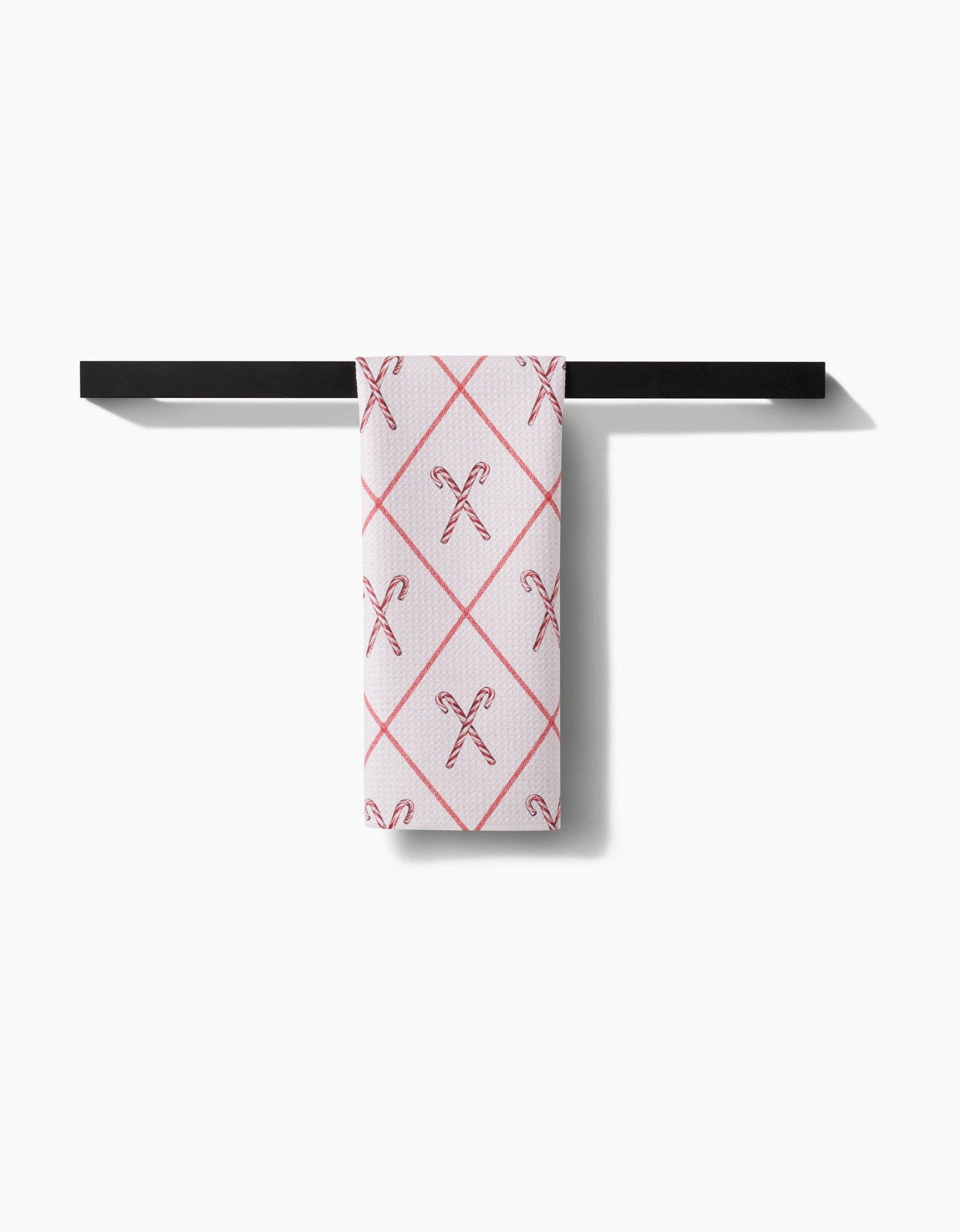 Festive Candy Canes Tea Towel