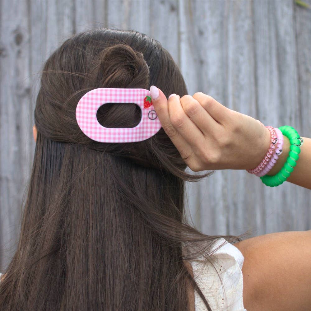 TELETIES - Flat Round Hair Clip | Small | Handpicked