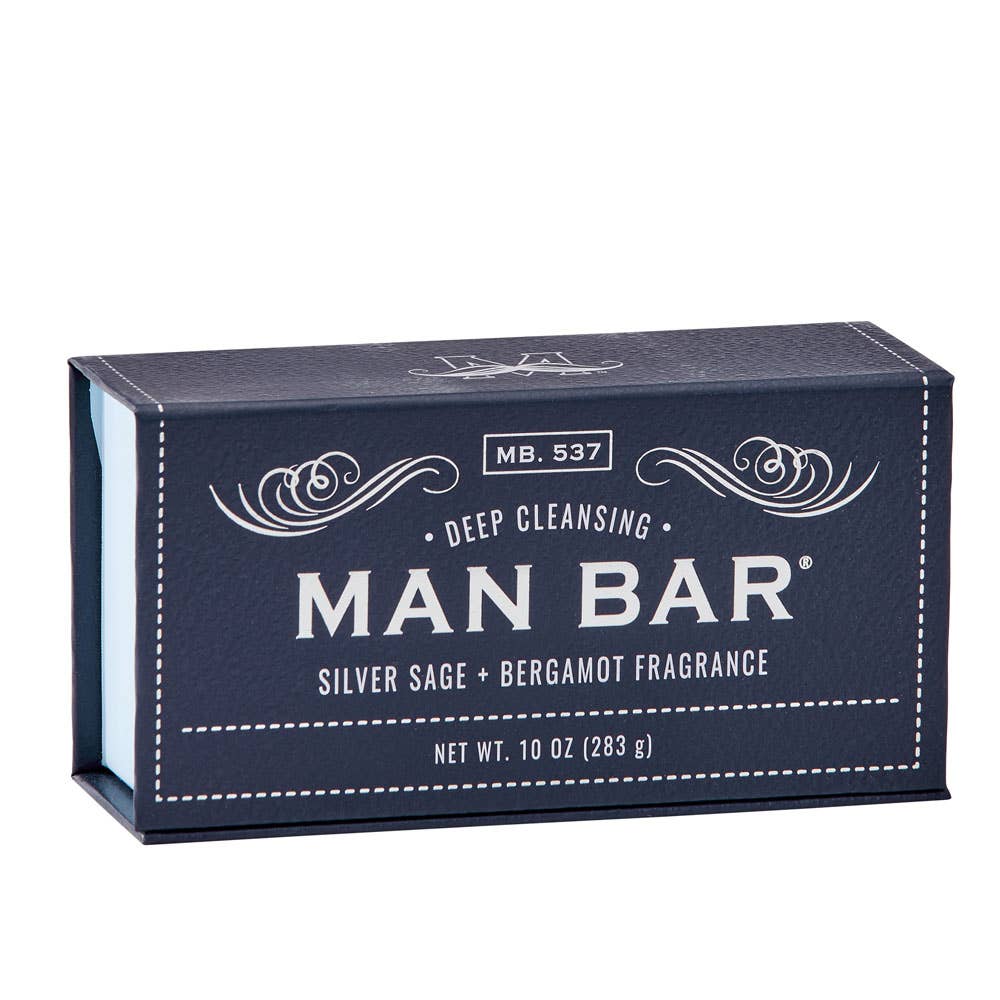 San Francisco Soap / Man Bar Soap - Silver Sage & Bergamot Man Bar