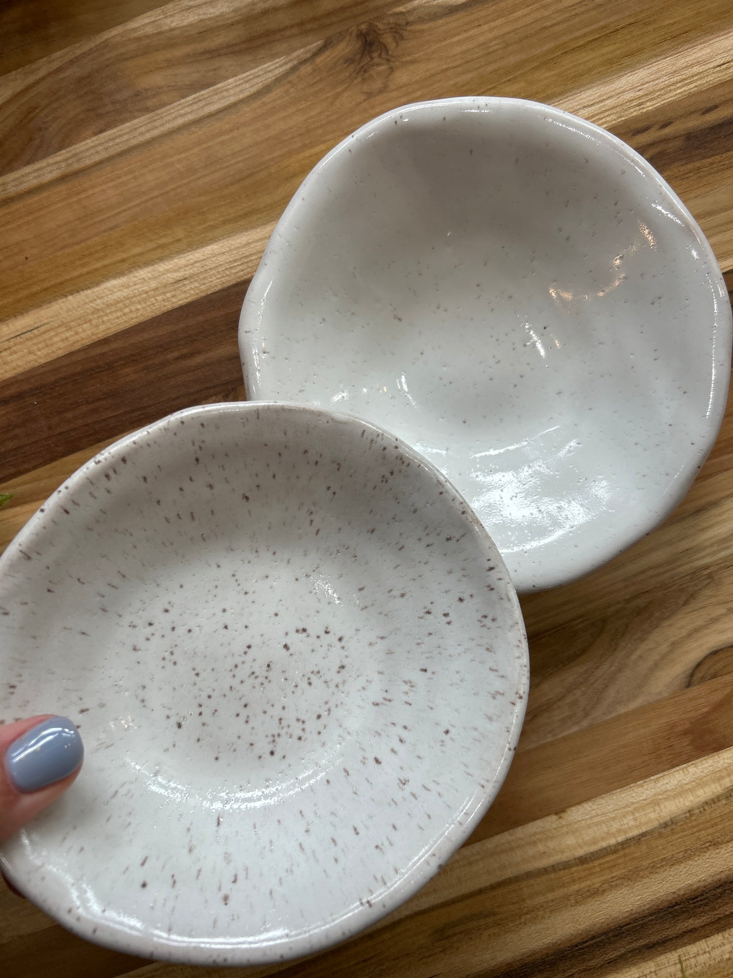 Sauce Dish-Eyelet White