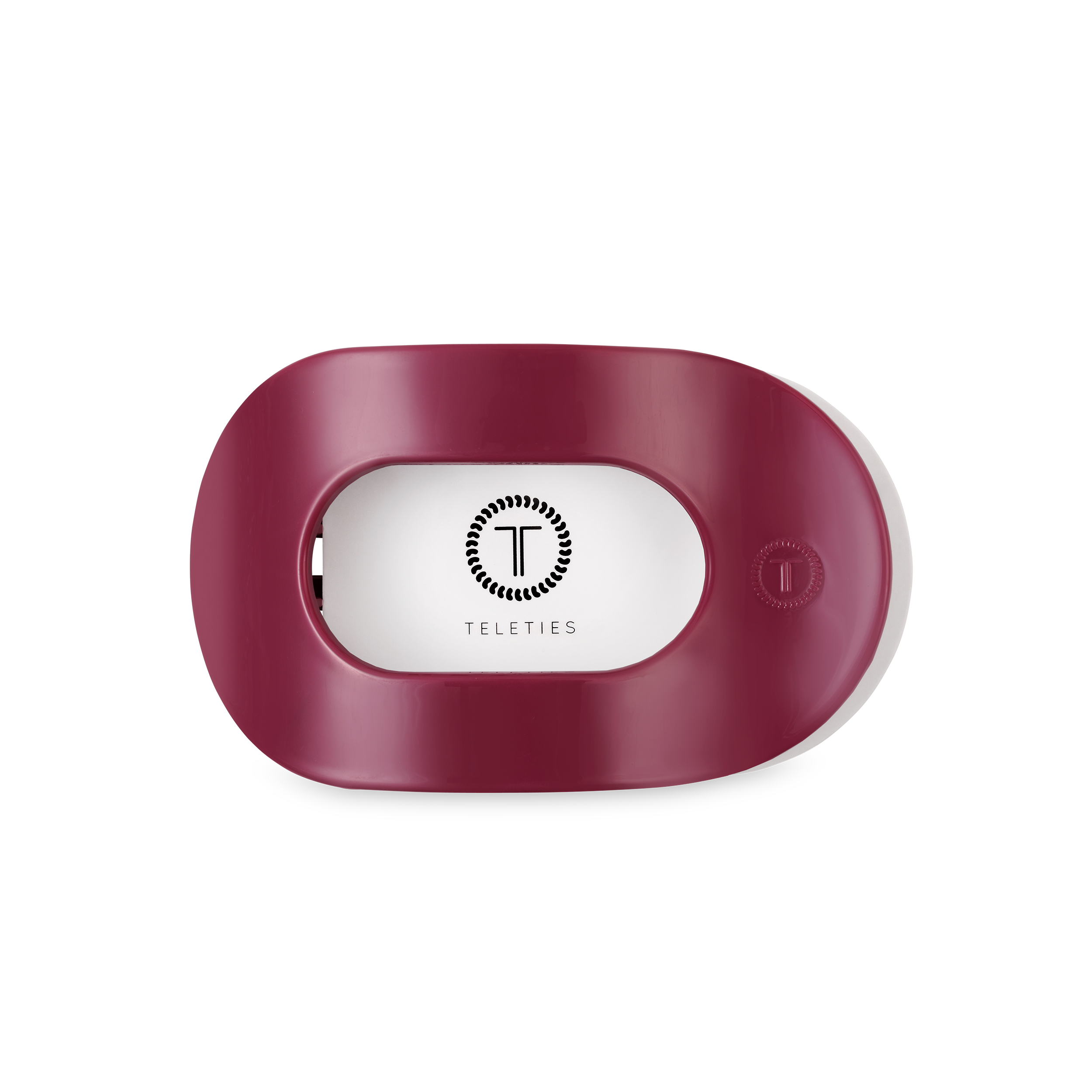 TELETIES - Flat Round Hair Clip | Medium | Wild Side