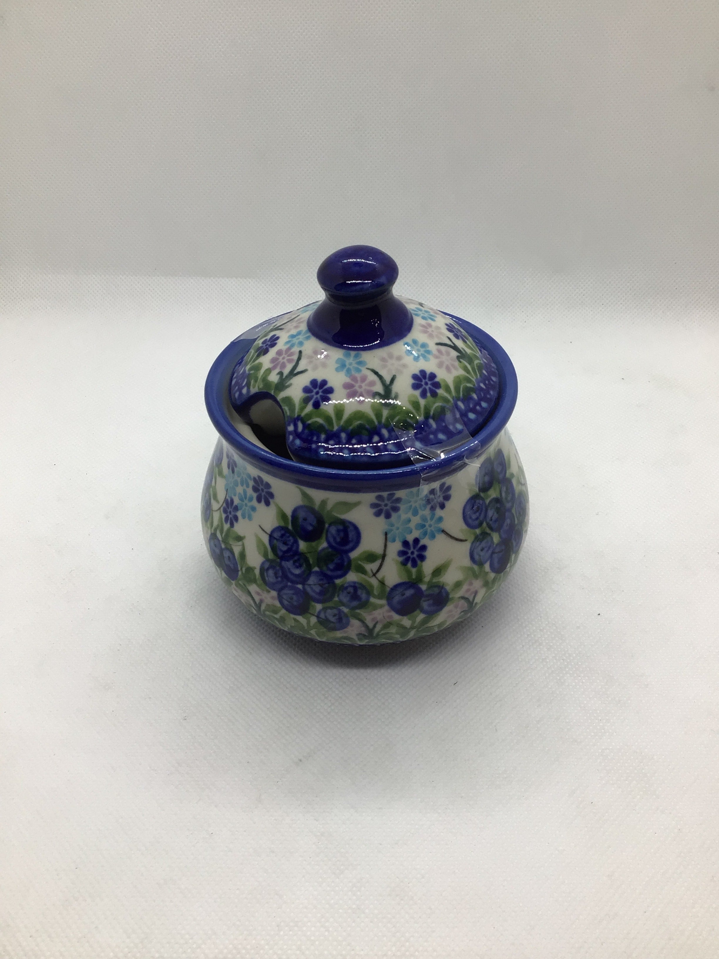 KALICH Blueberry Bundles Sugar Bowl