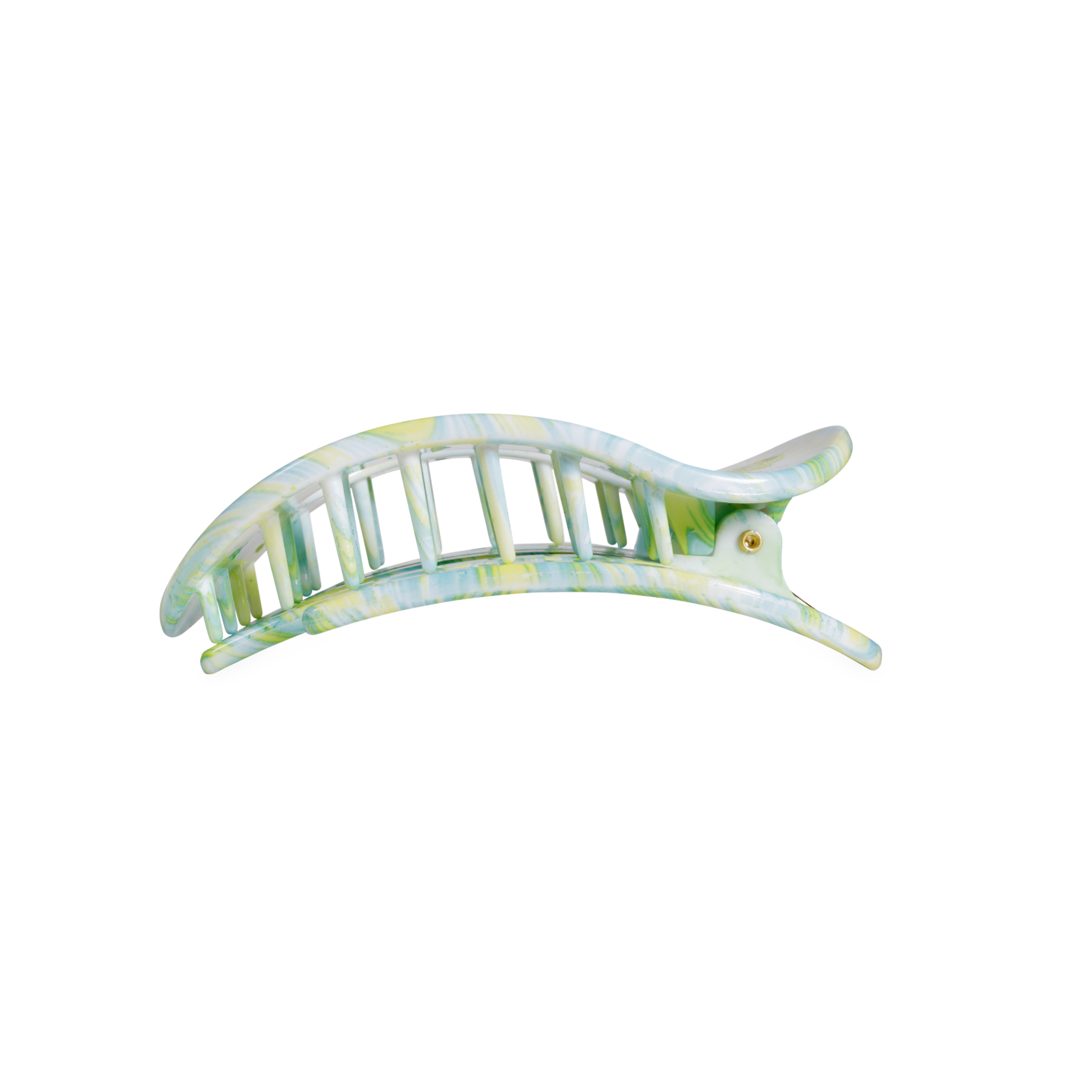 TELETIES - By the Sea Shore | Medium | Flat Round Hair Clip
