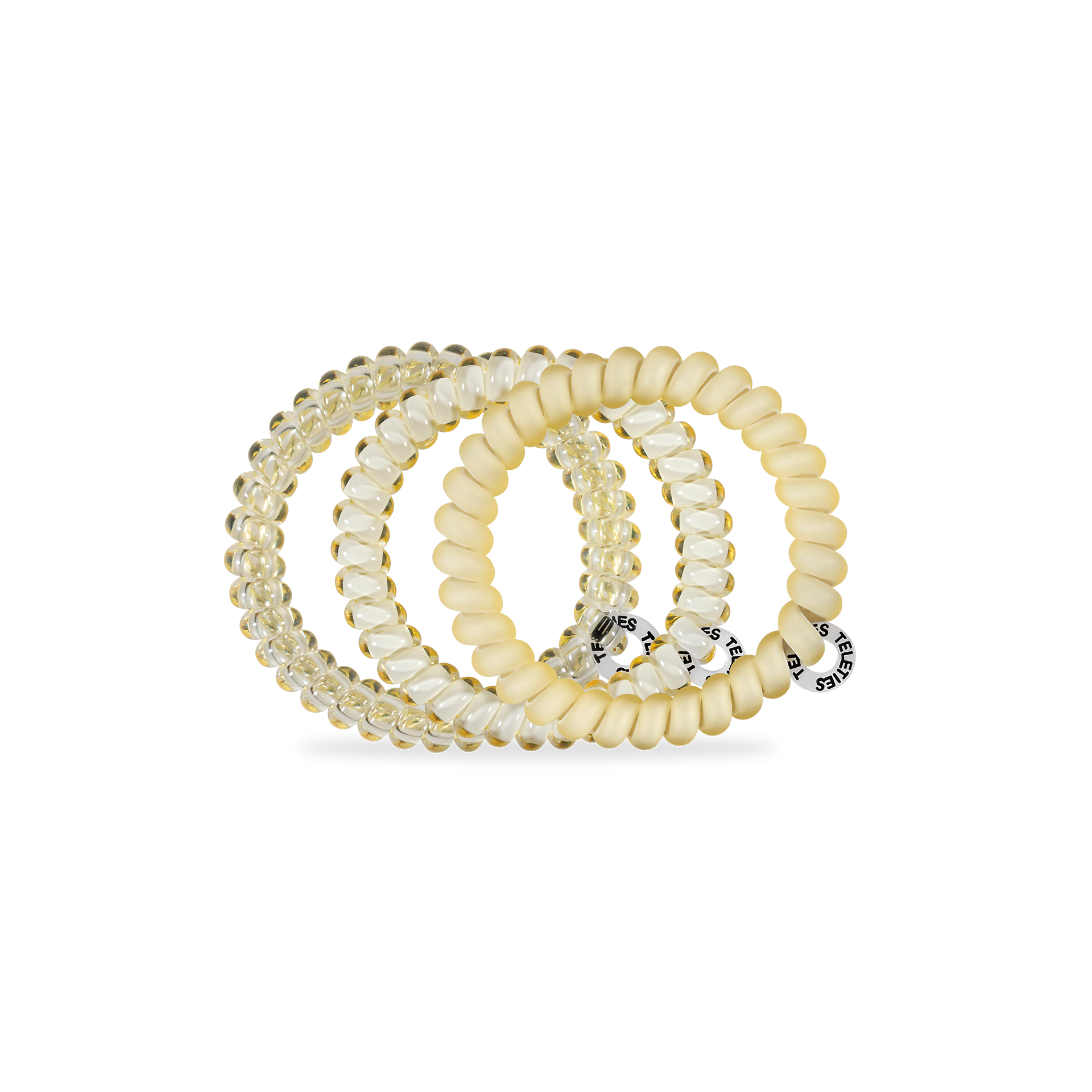 Spiral Hair Coils | Small | Butter Yellow Hair Ties