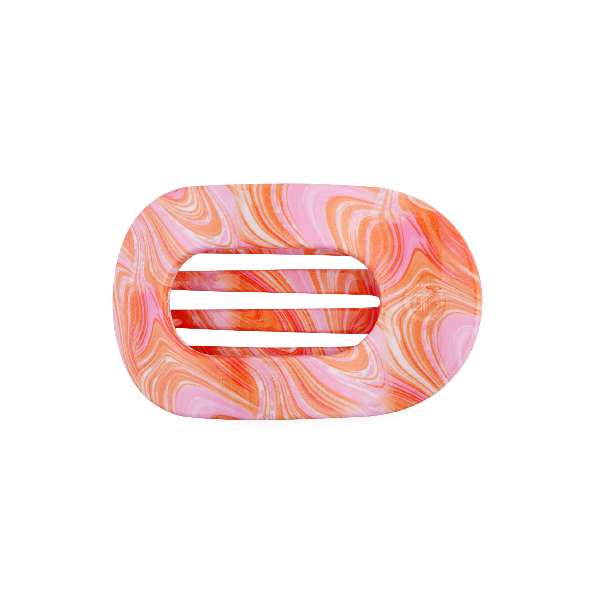 TELETIES - Just Keep Swimming | Medium | Flat Round Hair Clip