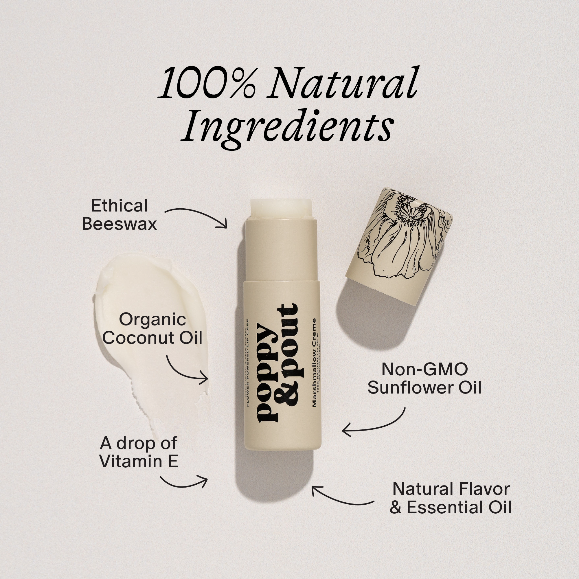 Poppy & Pout - Lip Care Duo, Marshmallow Creme