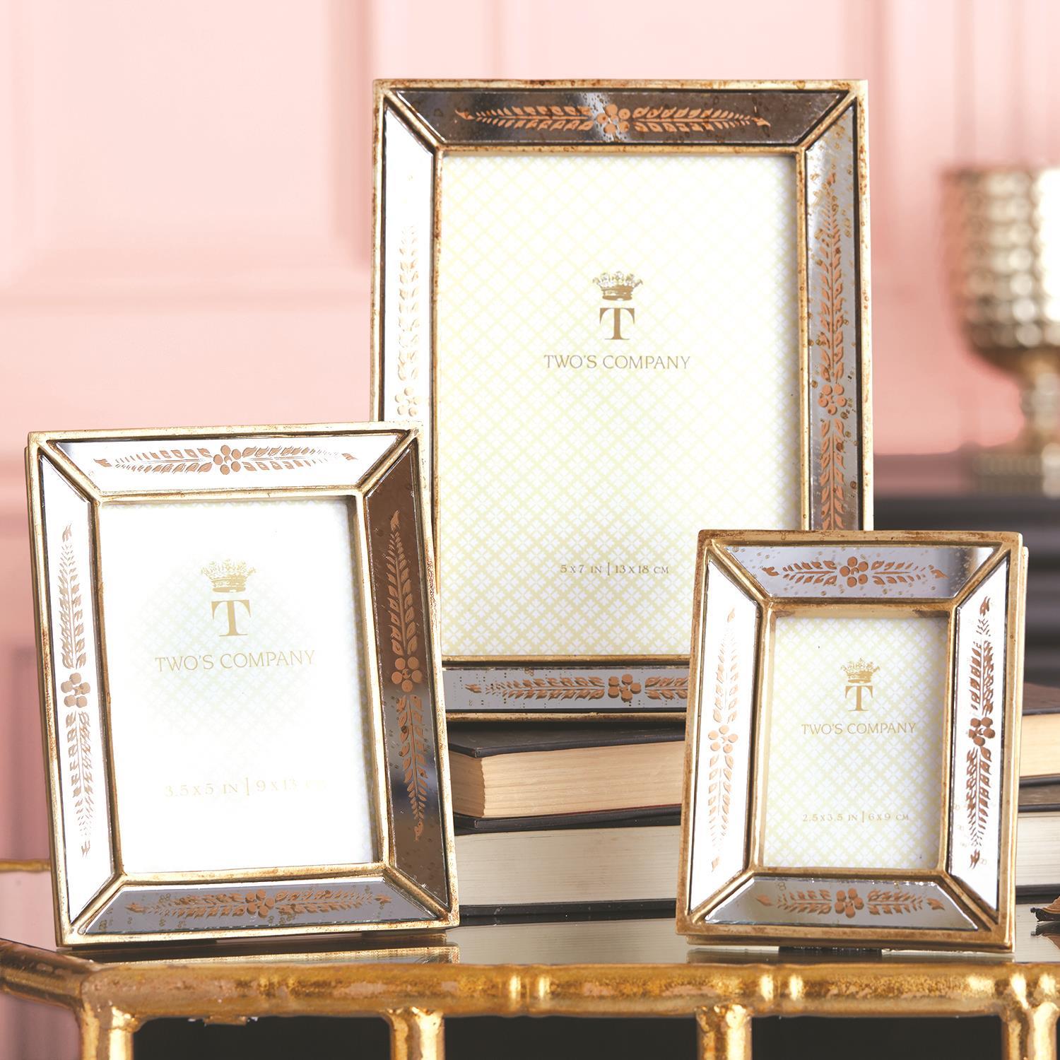 Verona Gold Mirror Photo Frame